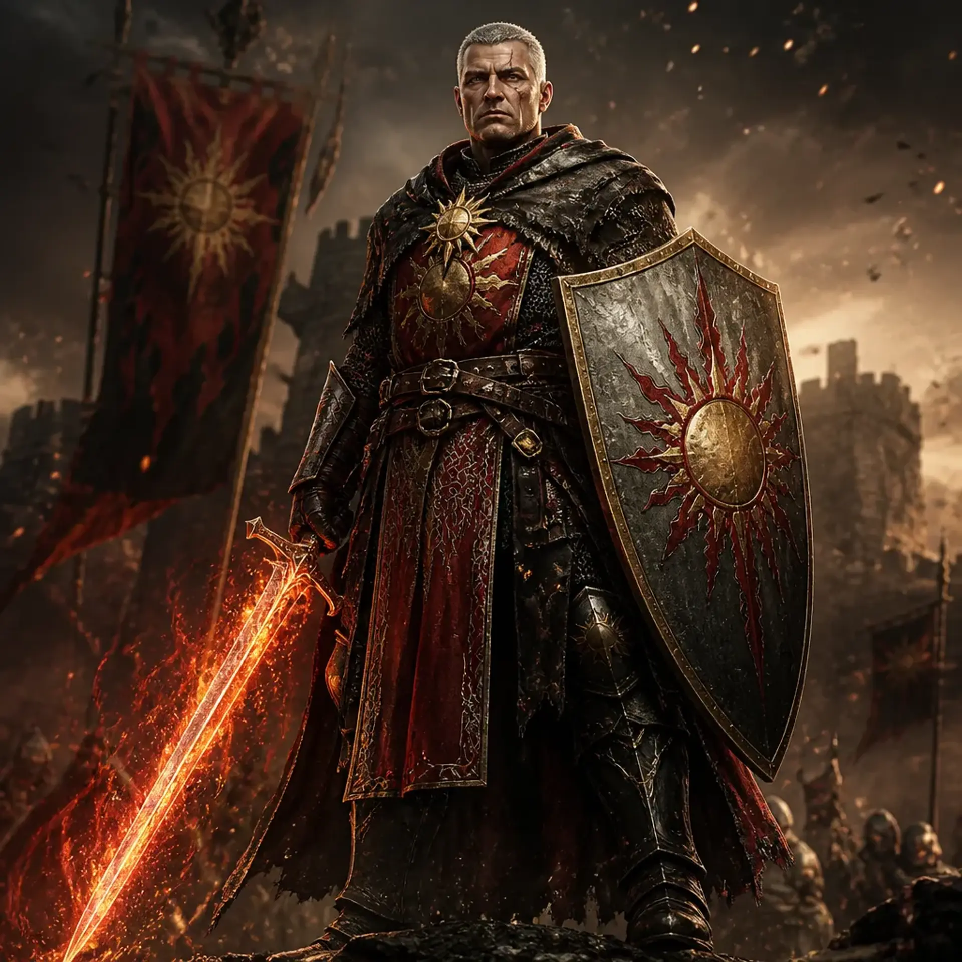High Marshall Aric Draven - AI-generated fantasy Character