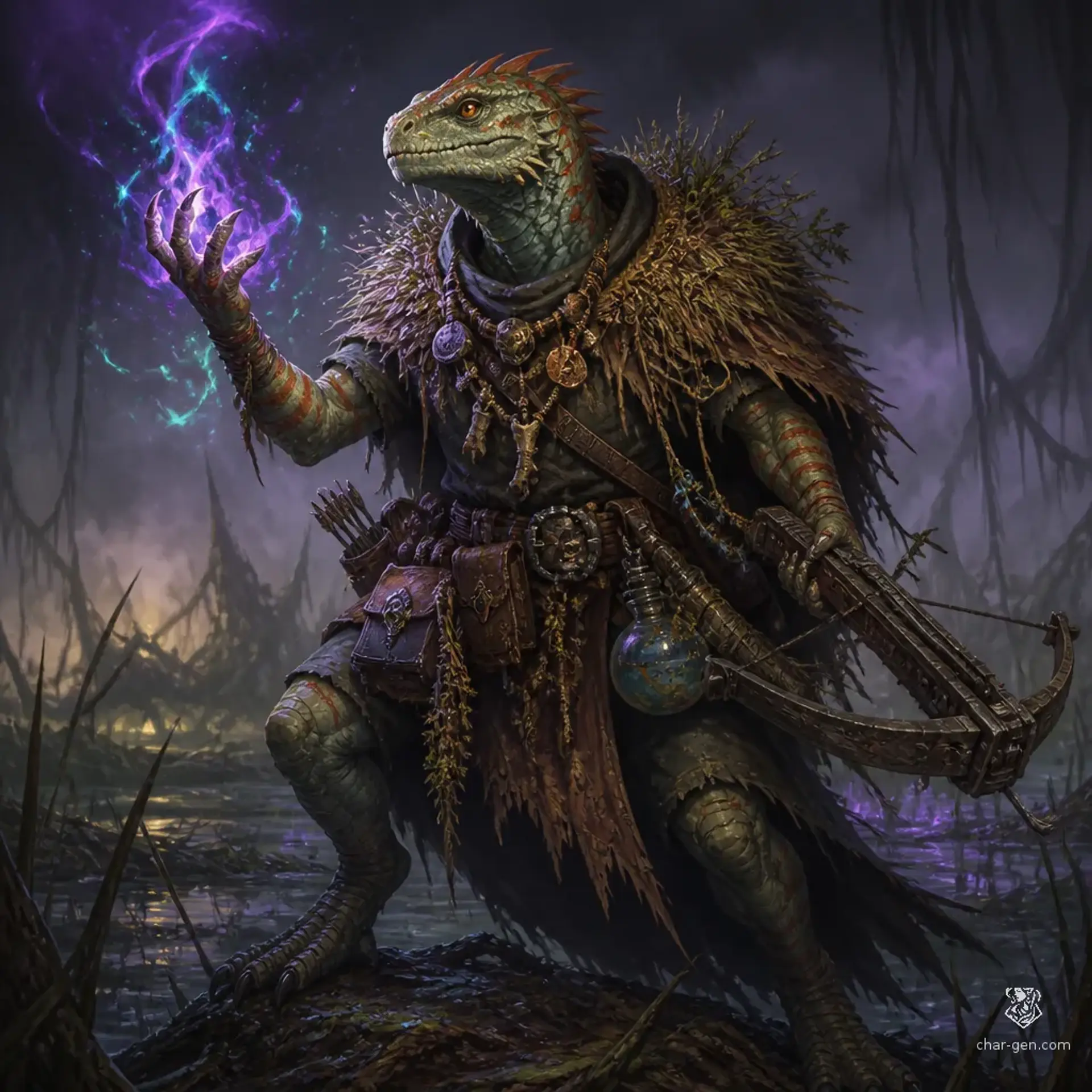 Sheshash Quispe - AI-generated fantasy Character