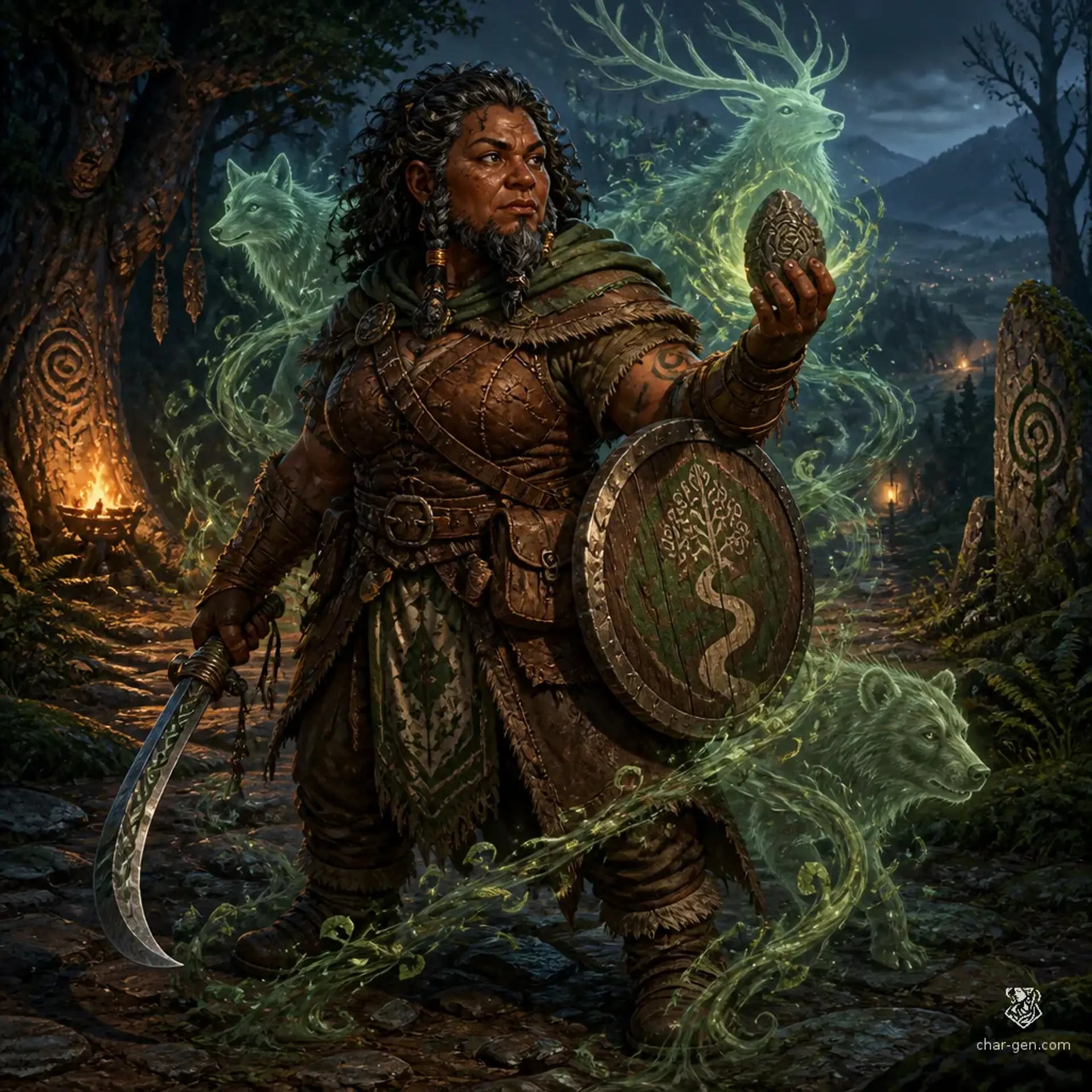 Mira Zsanna - AI-generated fantasy Character