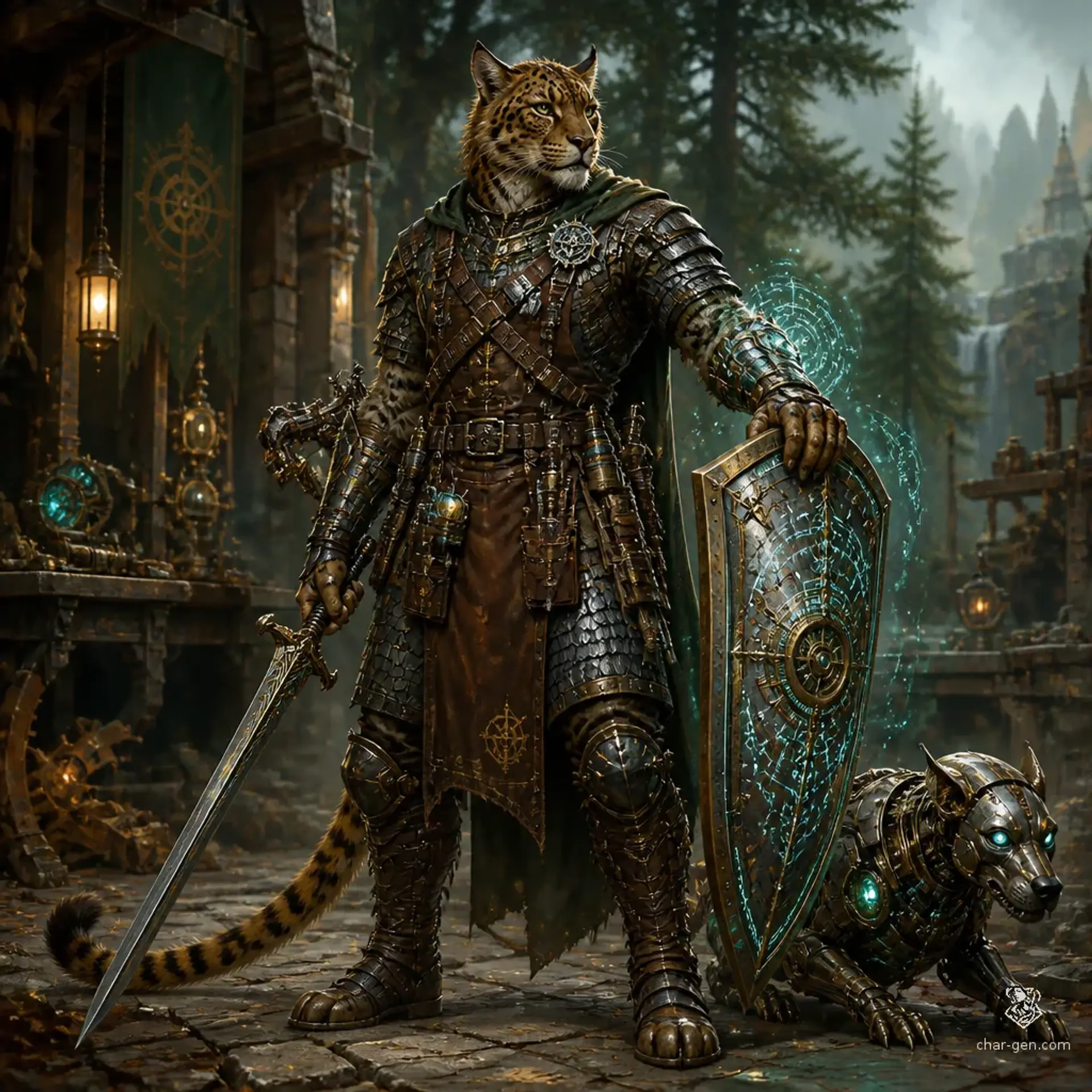 Kijito Mtegaki - AI-generated fantasy Character
