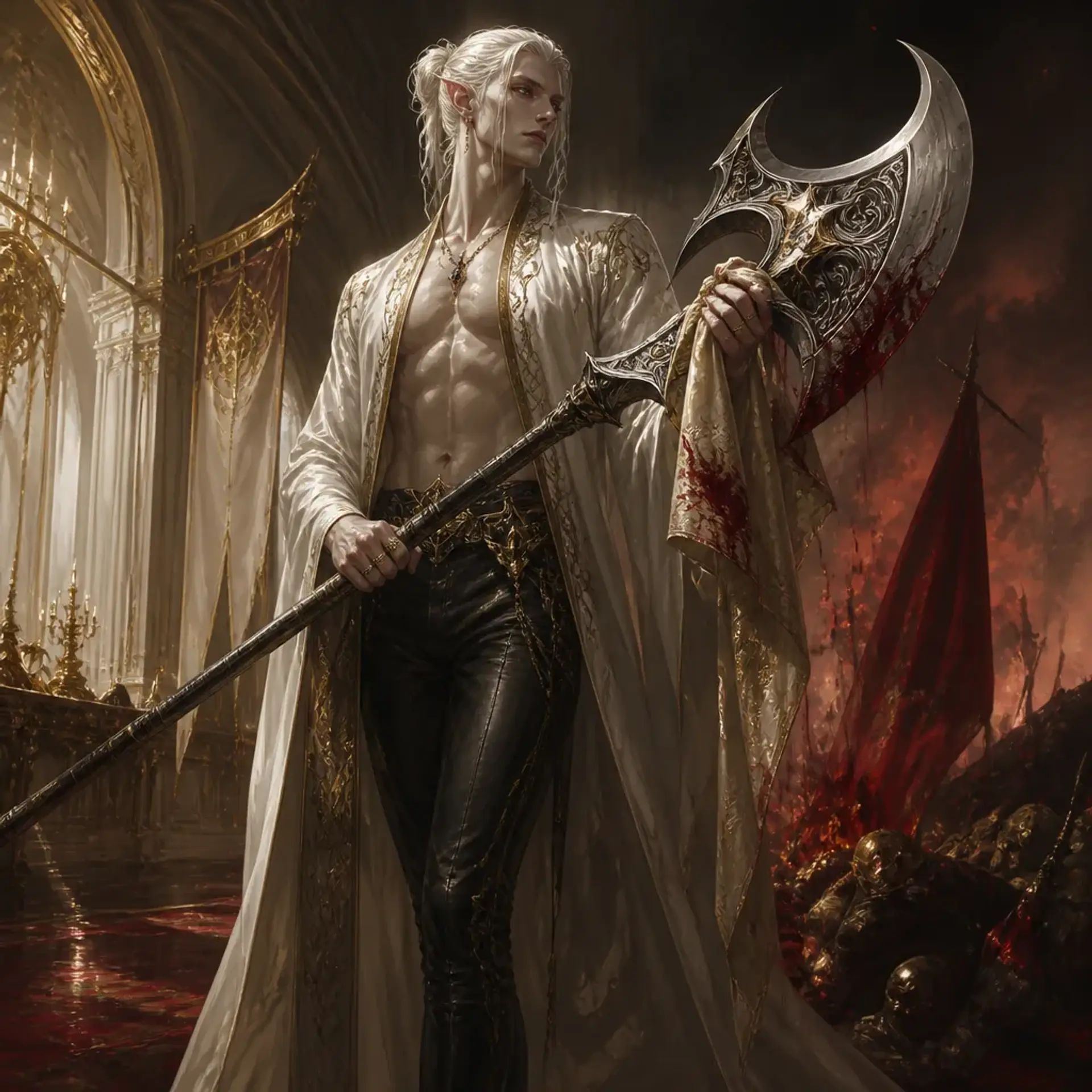 Valerius Solari - AI-generated fantasy Character