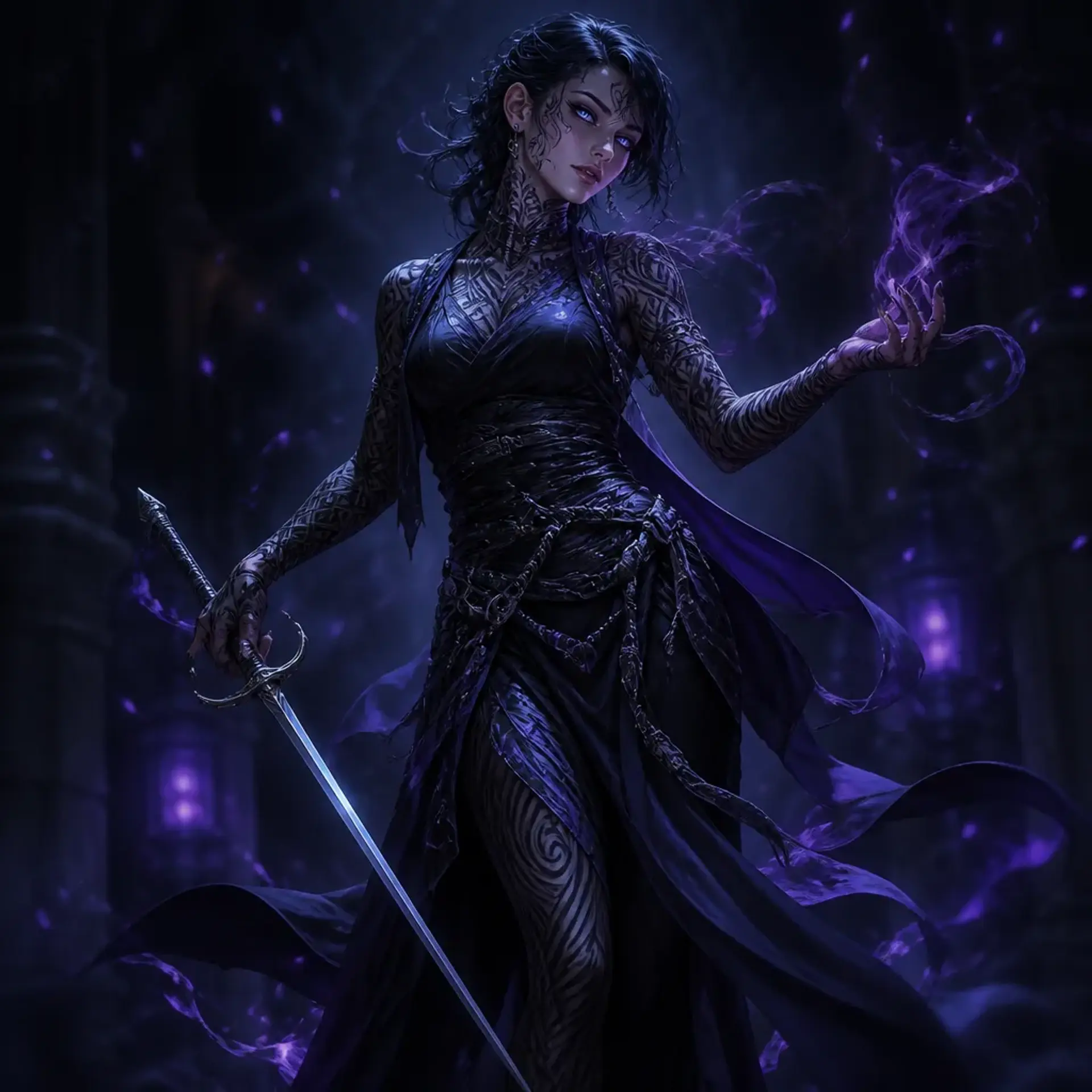 Kaelith Vane - AI-generated fantasy Character