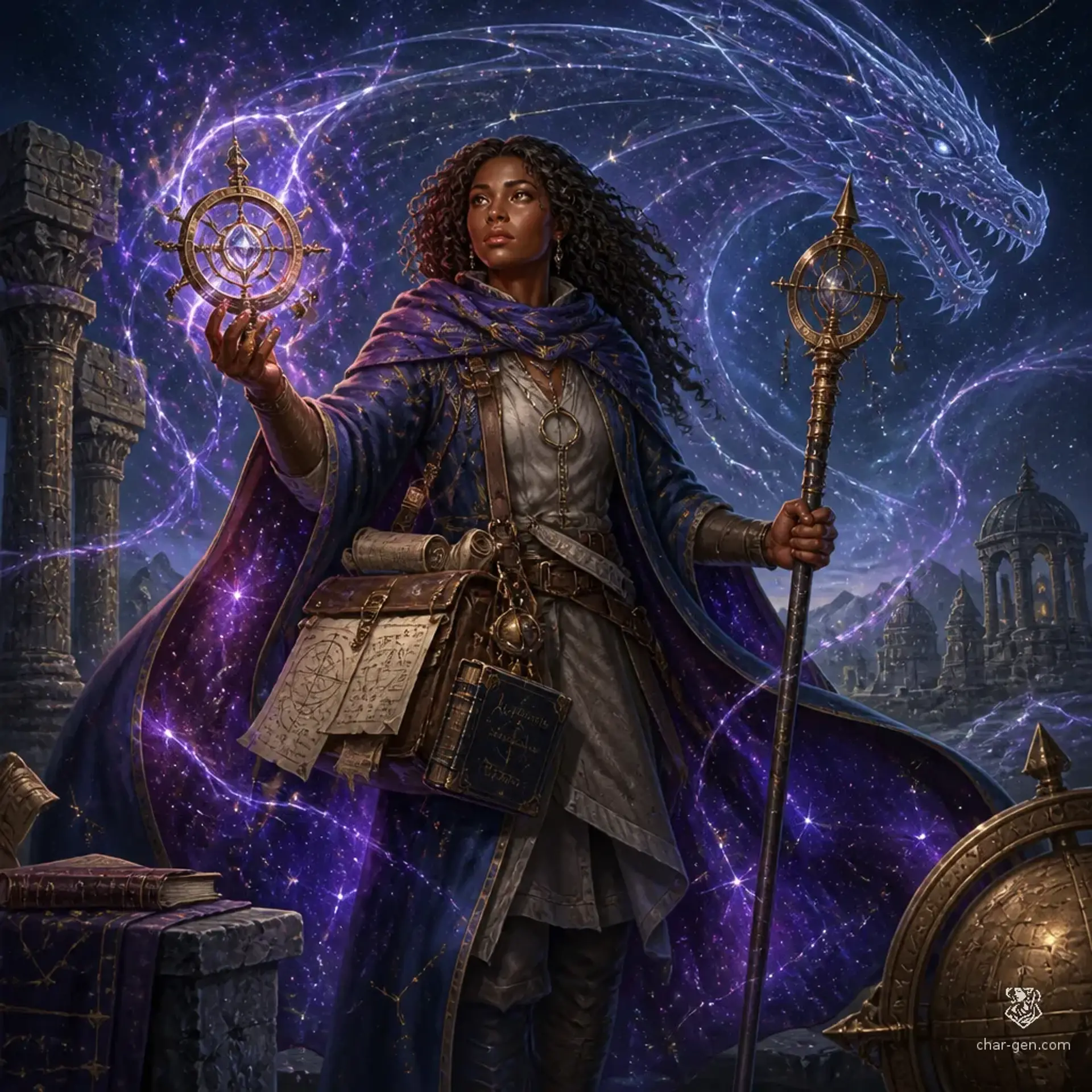 Erika Hefferman - AI-generated fantasy Character