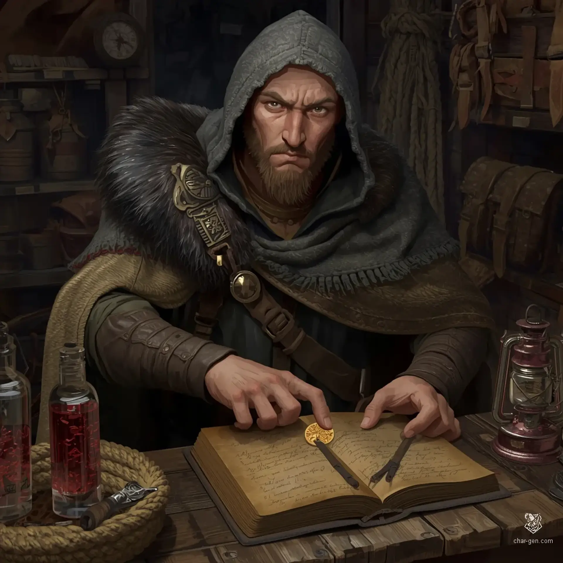 Thorne Logistics and Sundries - AI-generated fantasy Shop