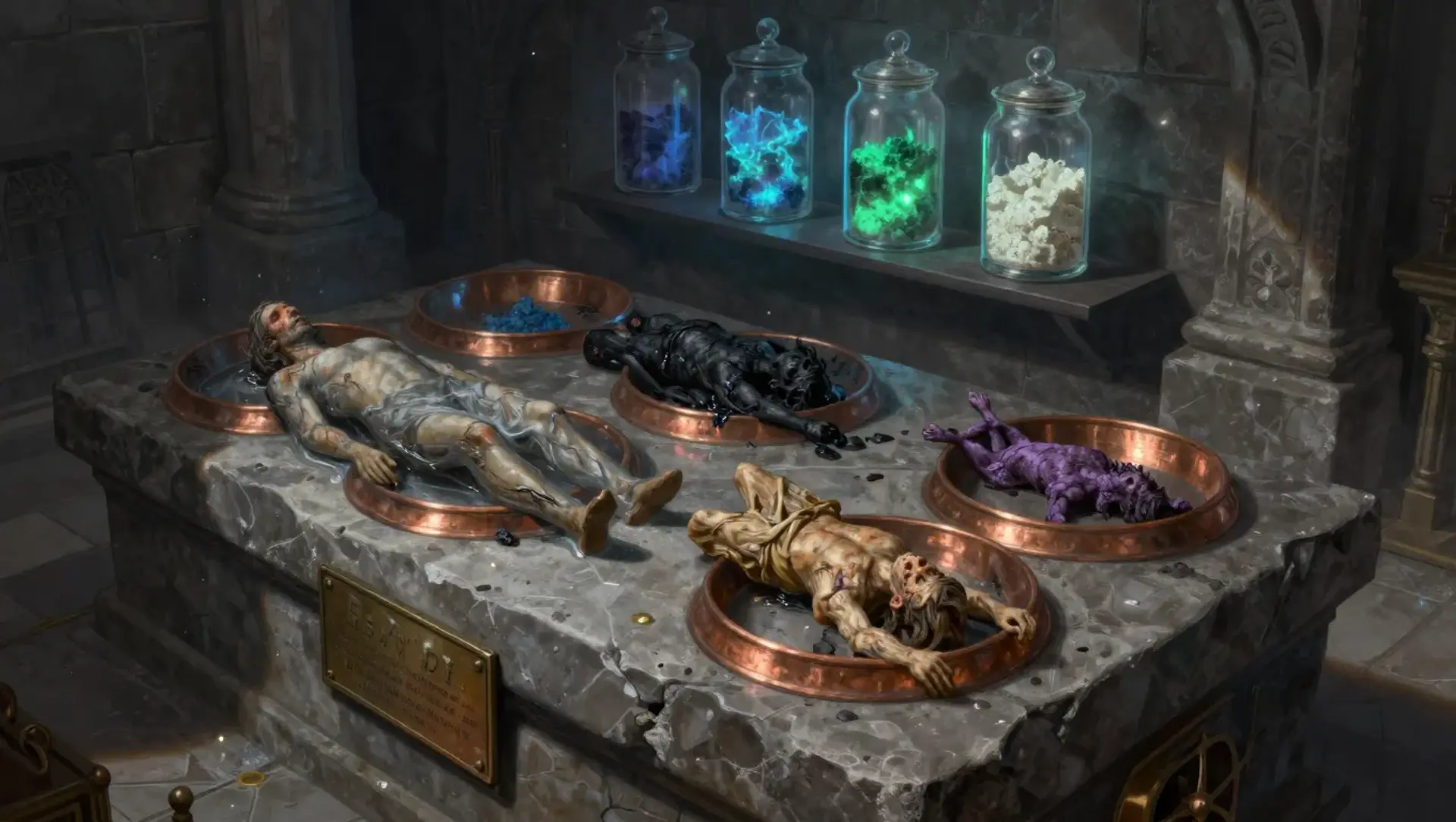 The Caretaker's Sorting Table - AI-generated fantasy Puzzle