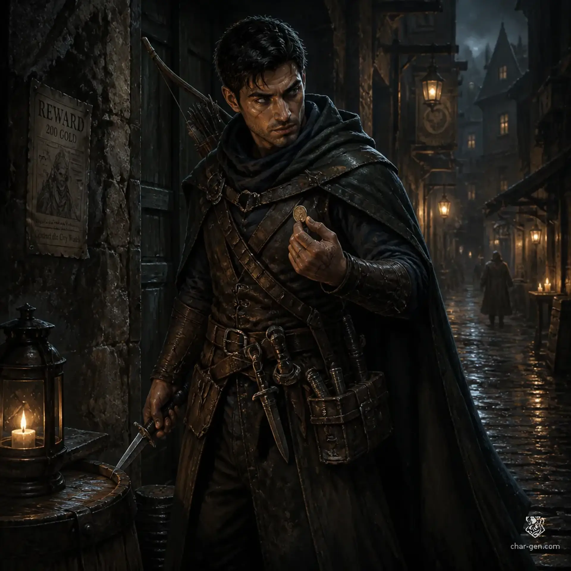 Darius - AI-generated fantasy Character
