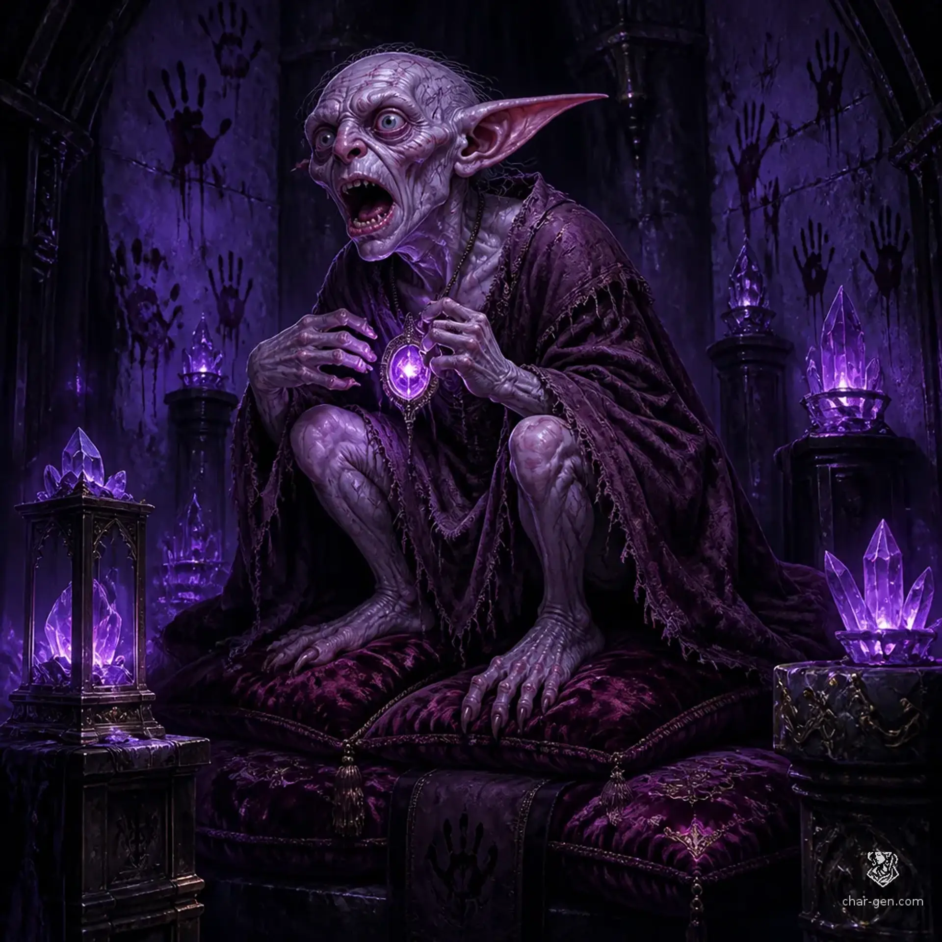 Goblin Acolyte - AI-generated fantasy Monster