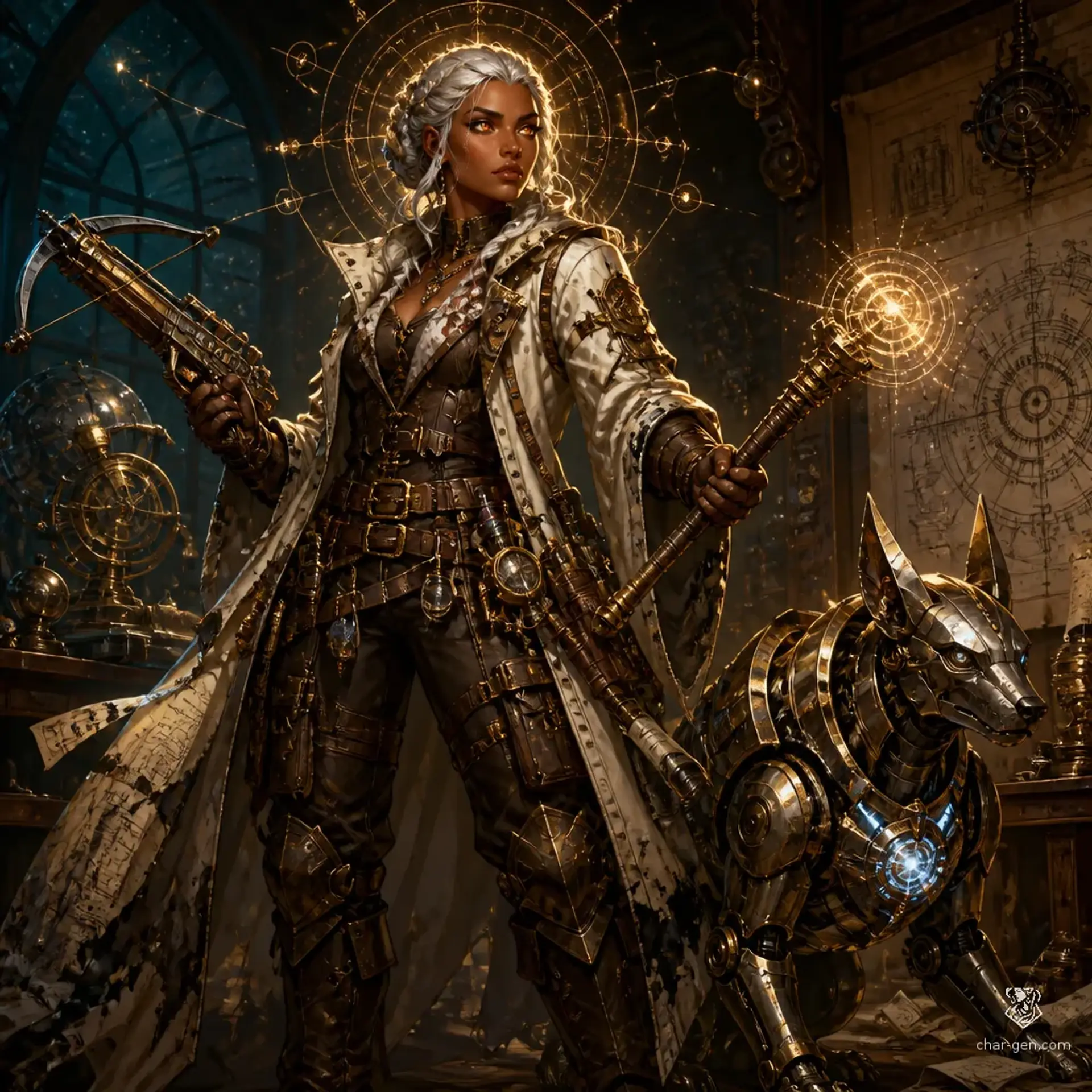 Lamis Hecate - AI-generated fantasy Character