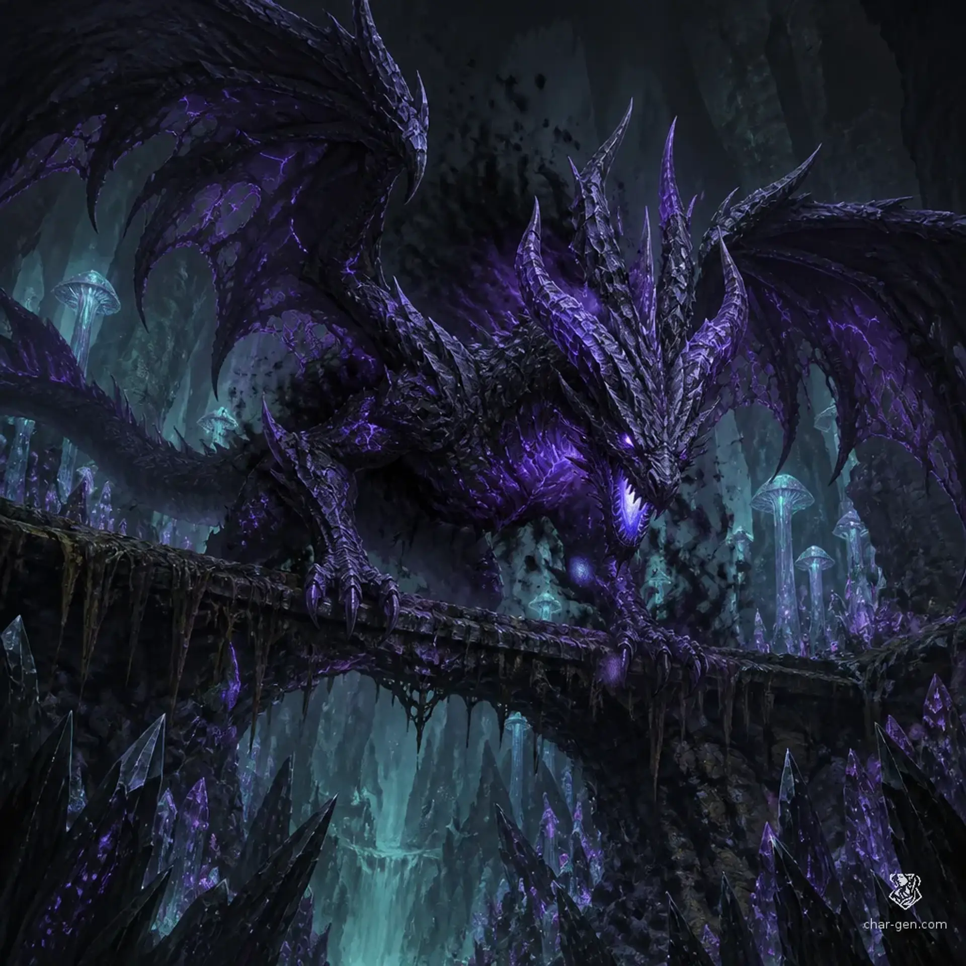 Umbracyst, the Gloommire Wyrm
