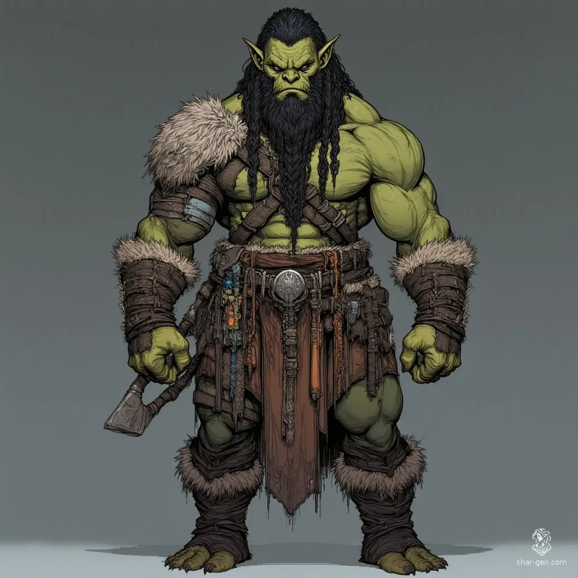 Graktho Vharash - AI-generated fantasy NPC