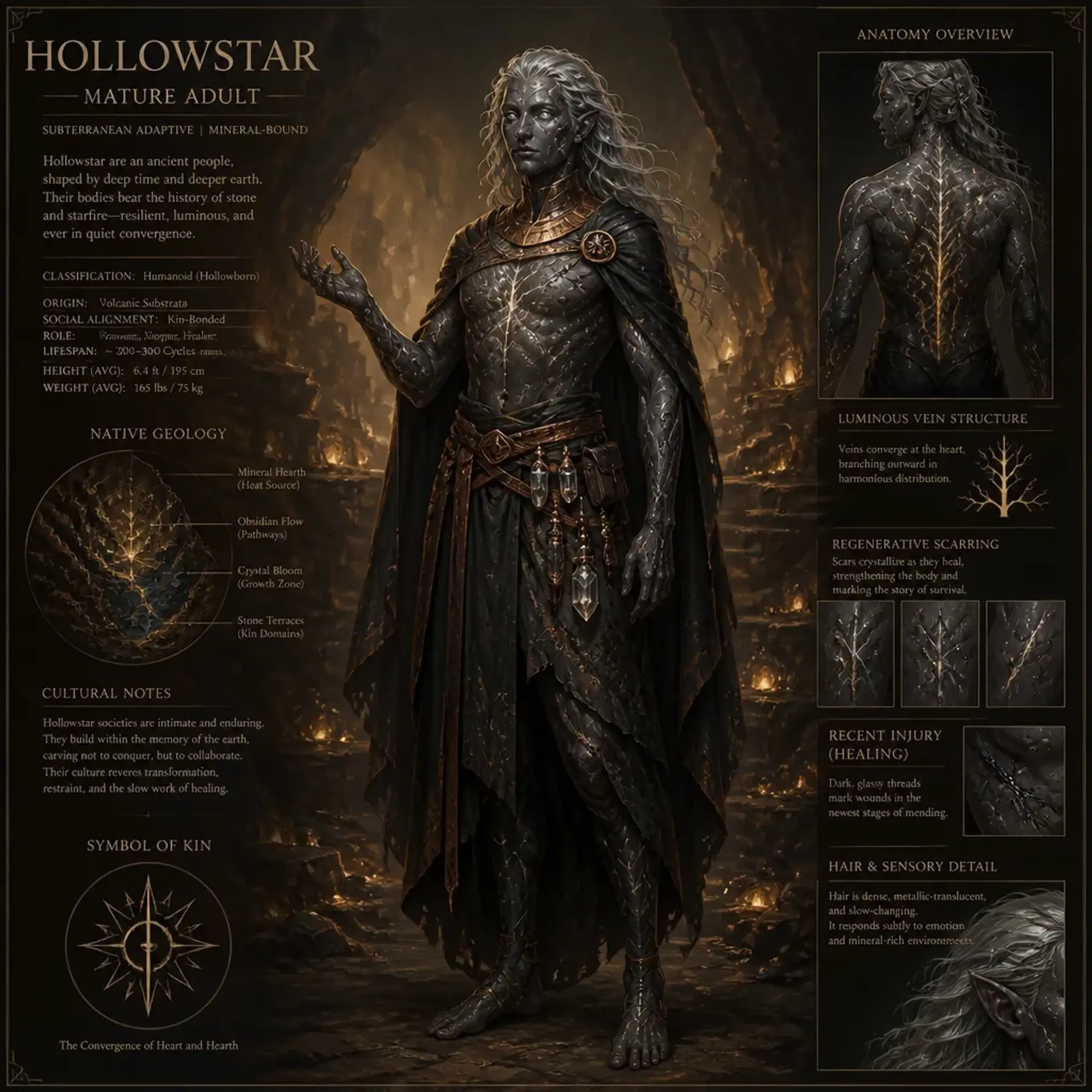 Hollowstar - AI-generated fantasy Species