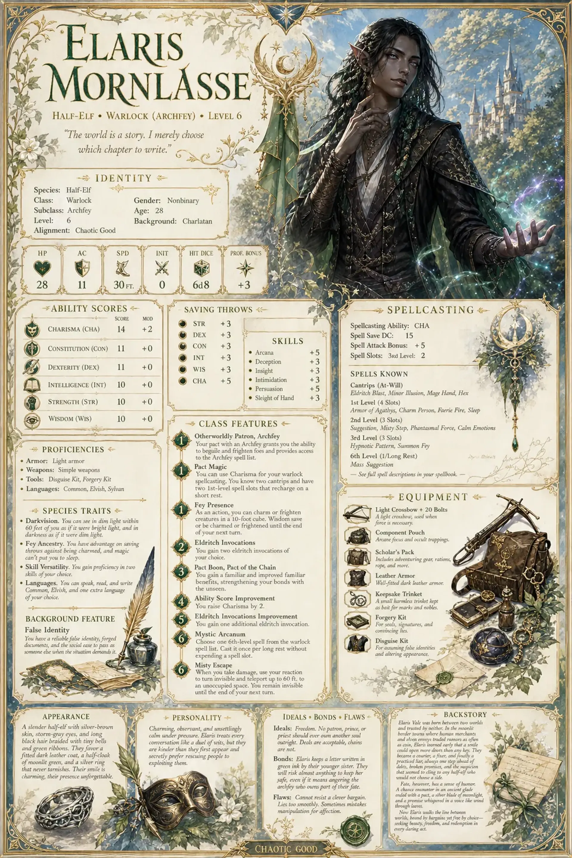 Character Sheet