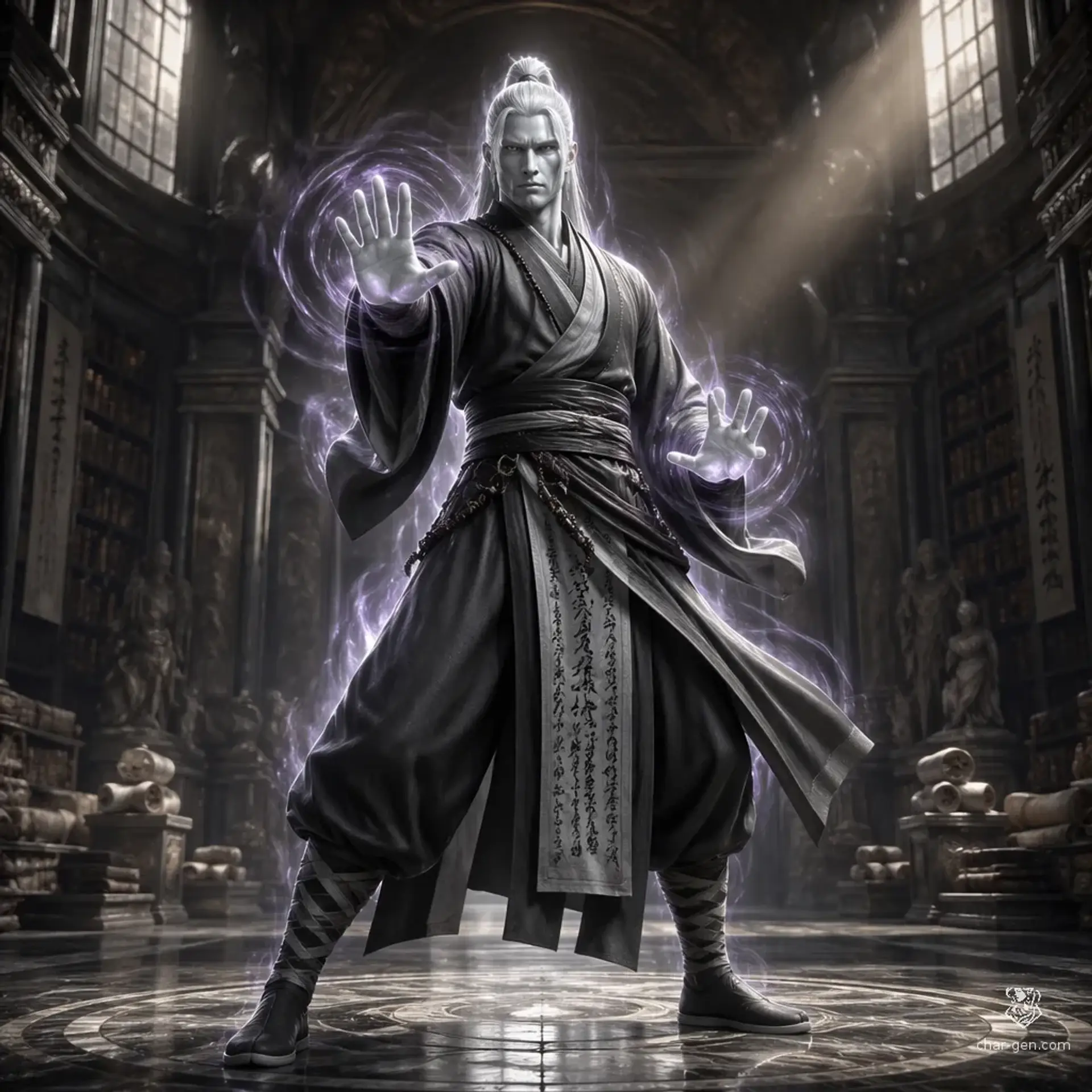 Manny Quinn An - AI-generated fantasy Character