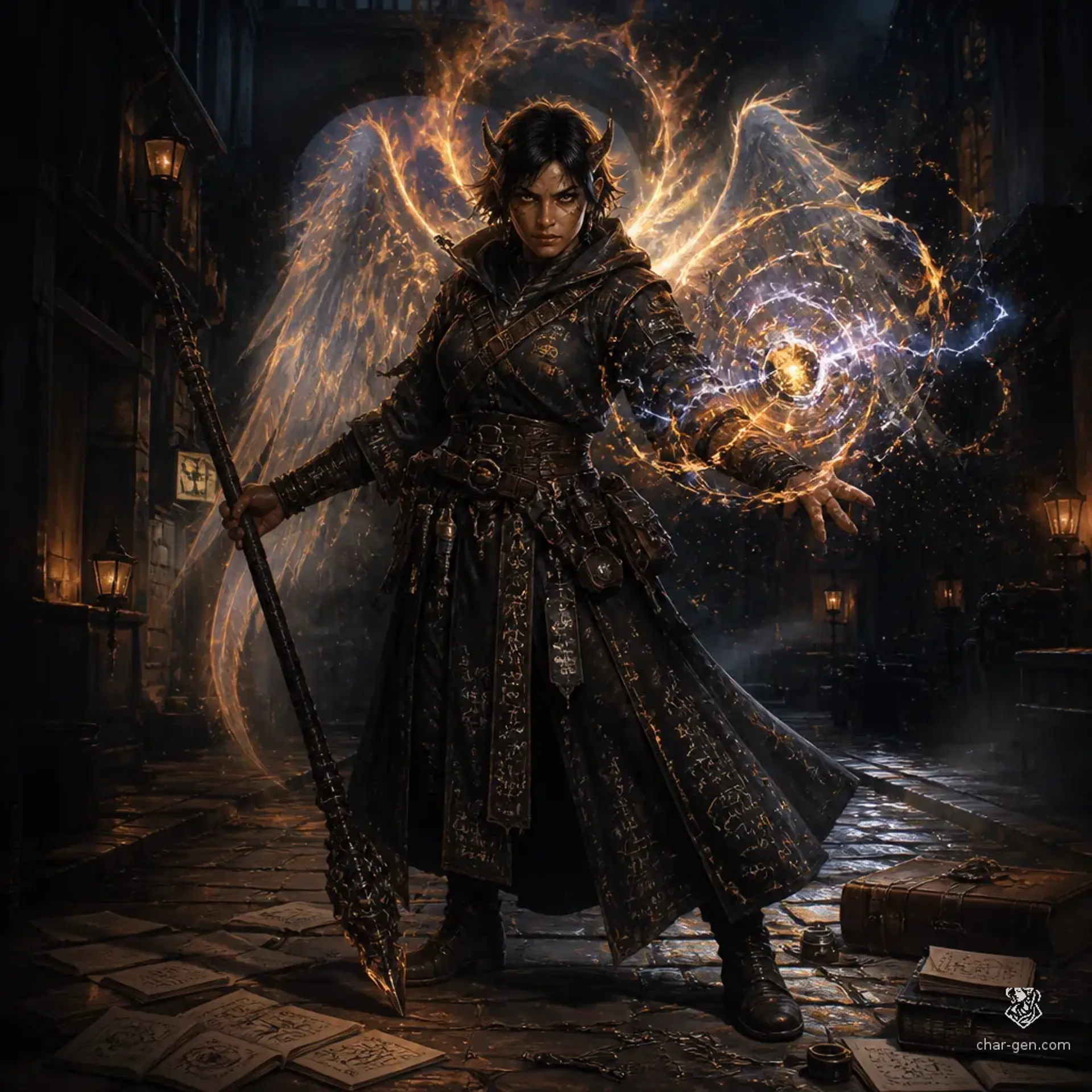 Salkha Dadiani - AI-generated fantasy Character