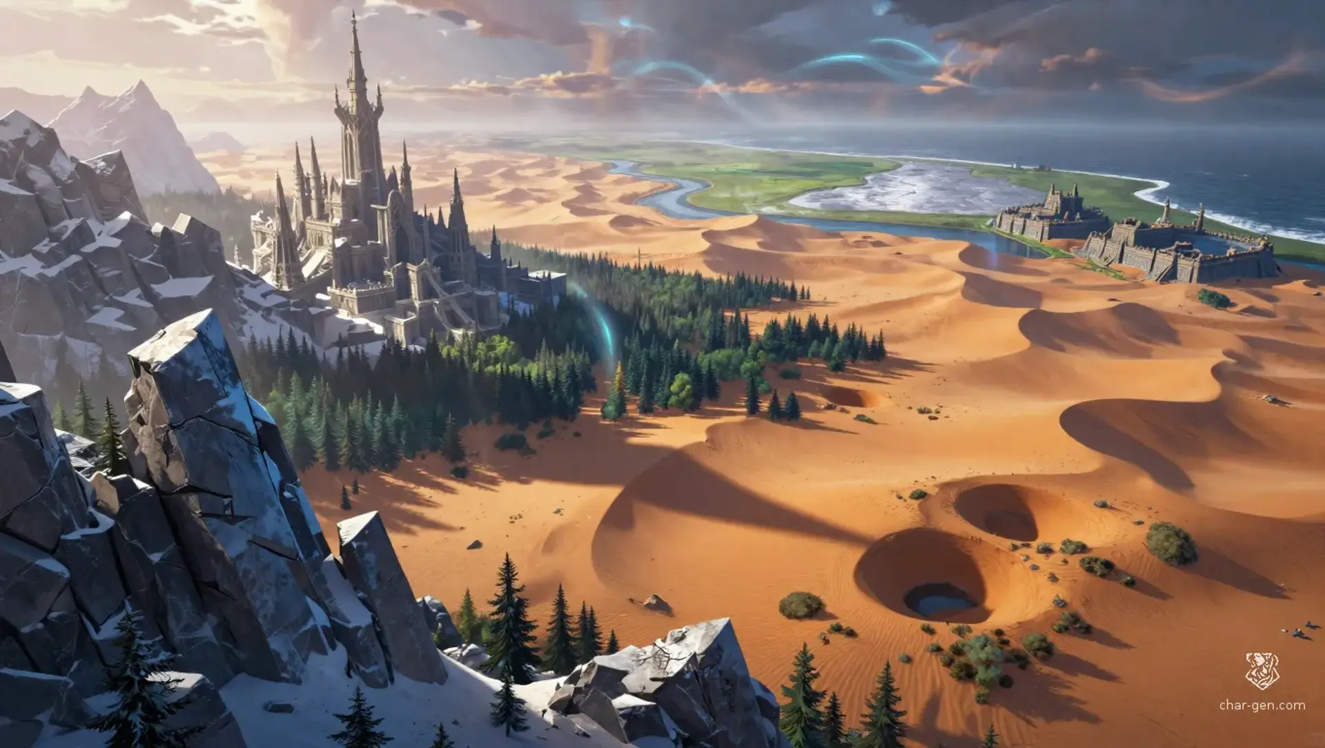 Loklorthia - AI-generated fantasy Region