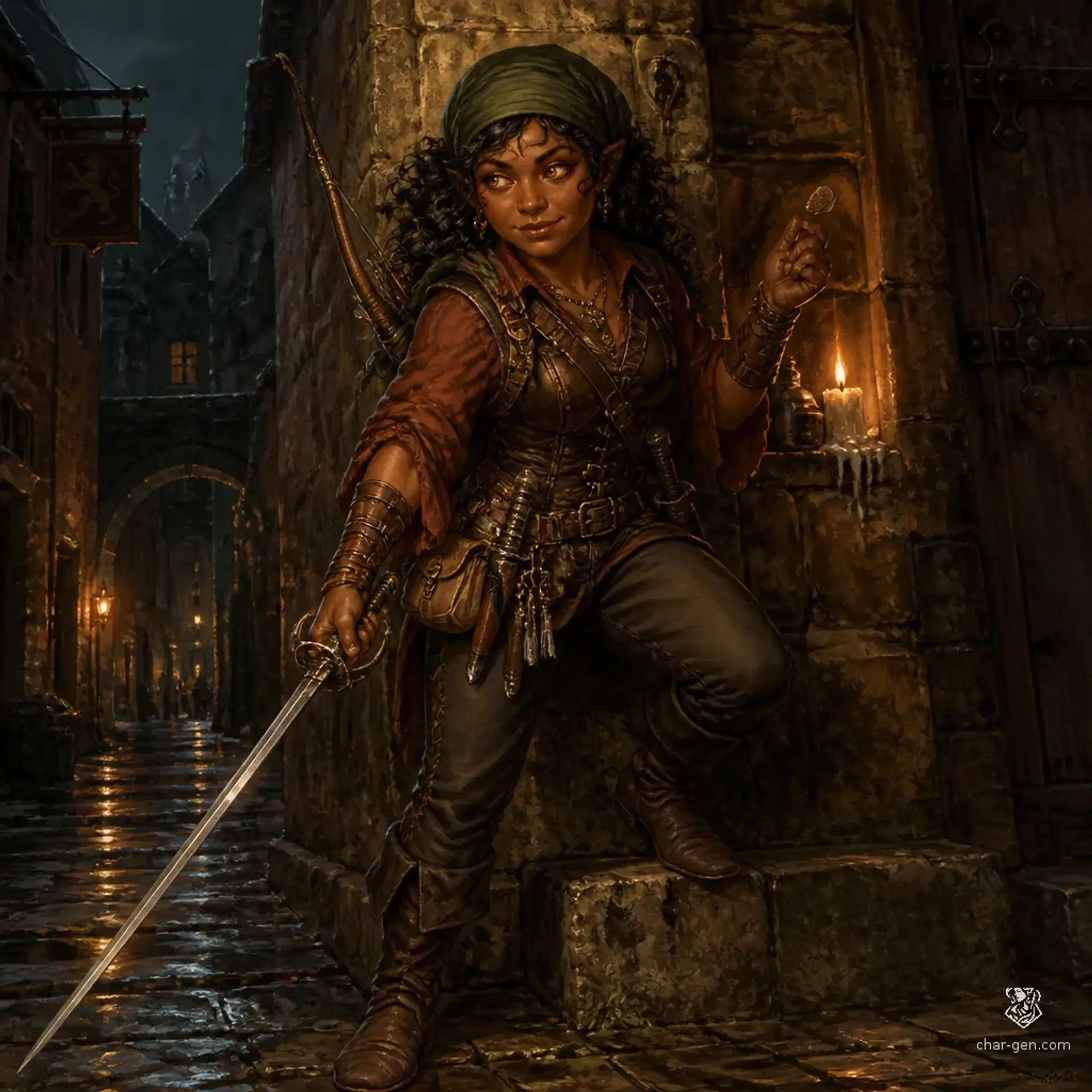 Maya - AI-generated fantasy Character