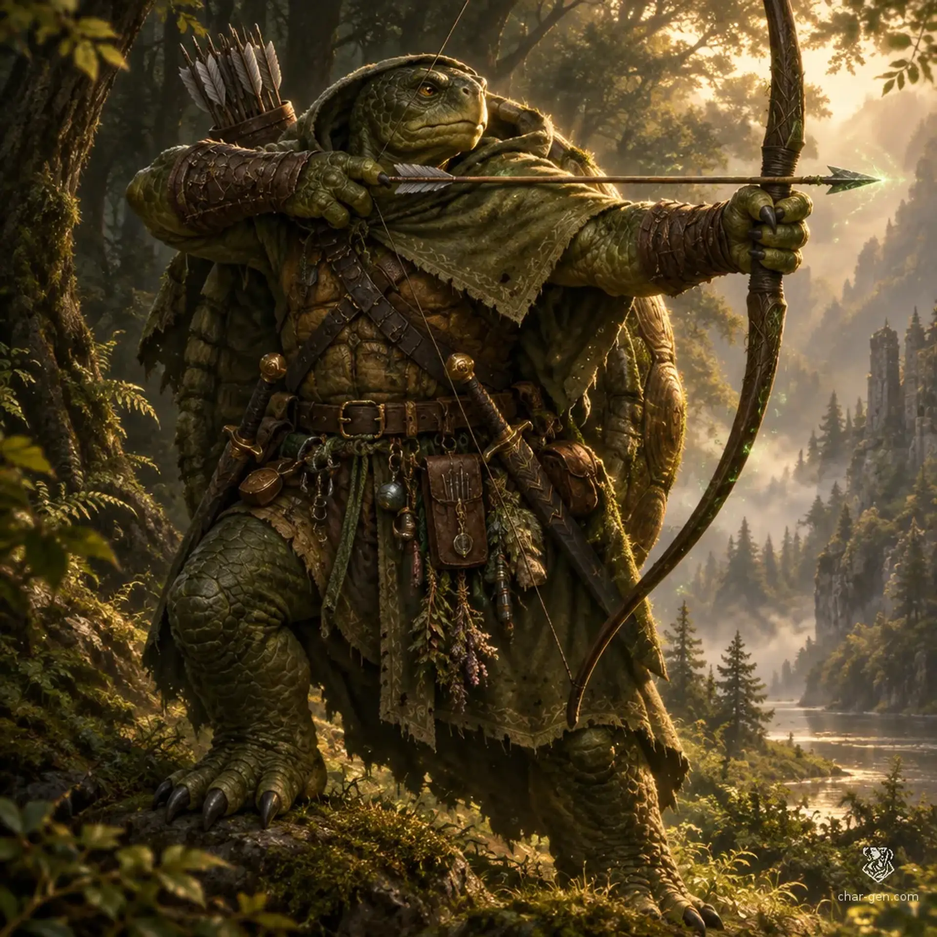 sensei - AI-generated fantasy Character