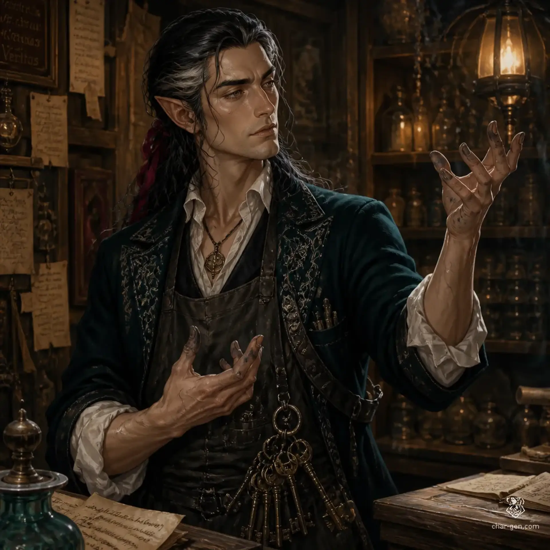 Eldrin Vale - AI-generated fantasy NPC