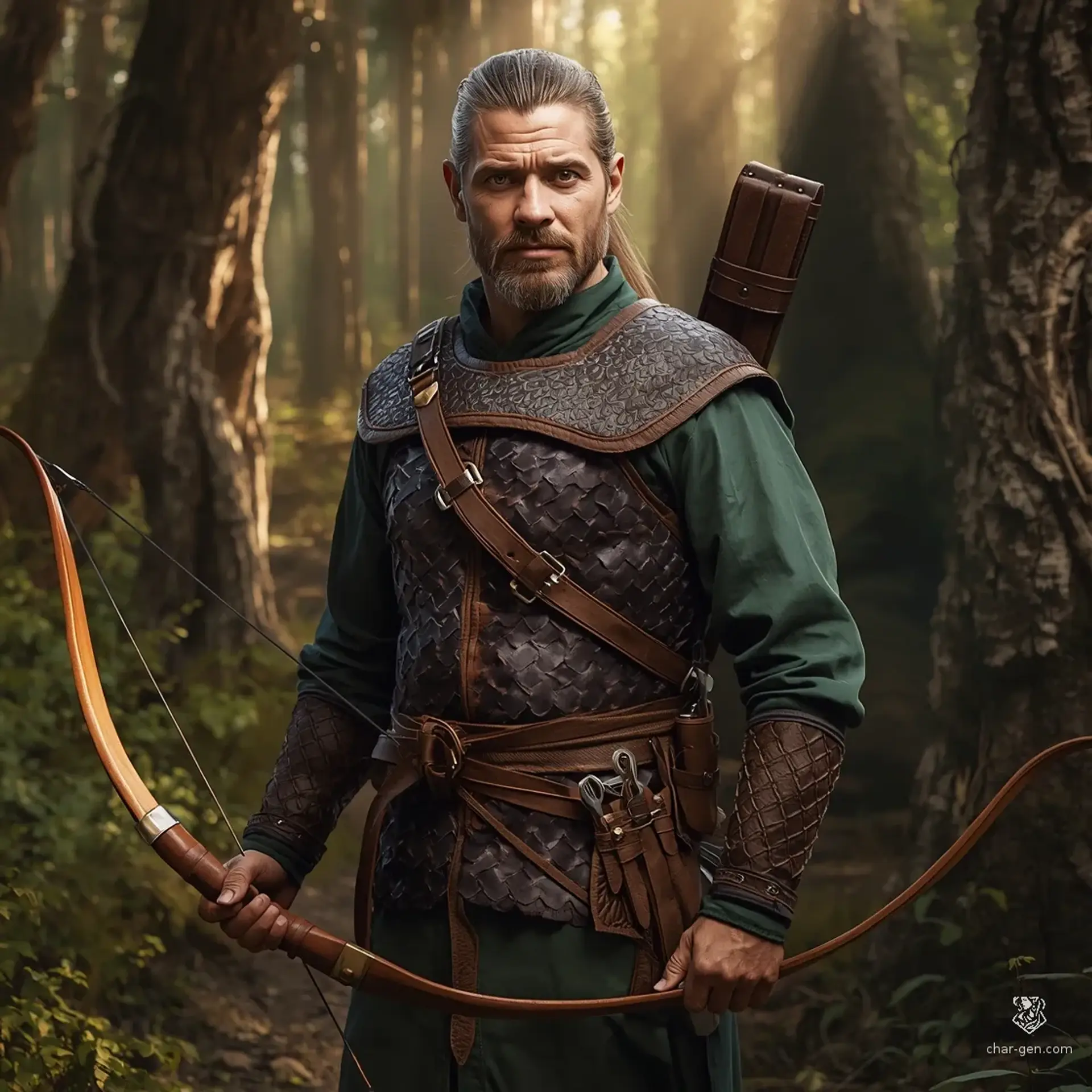 Aldric Tannerson - AI-generated fantasy Character