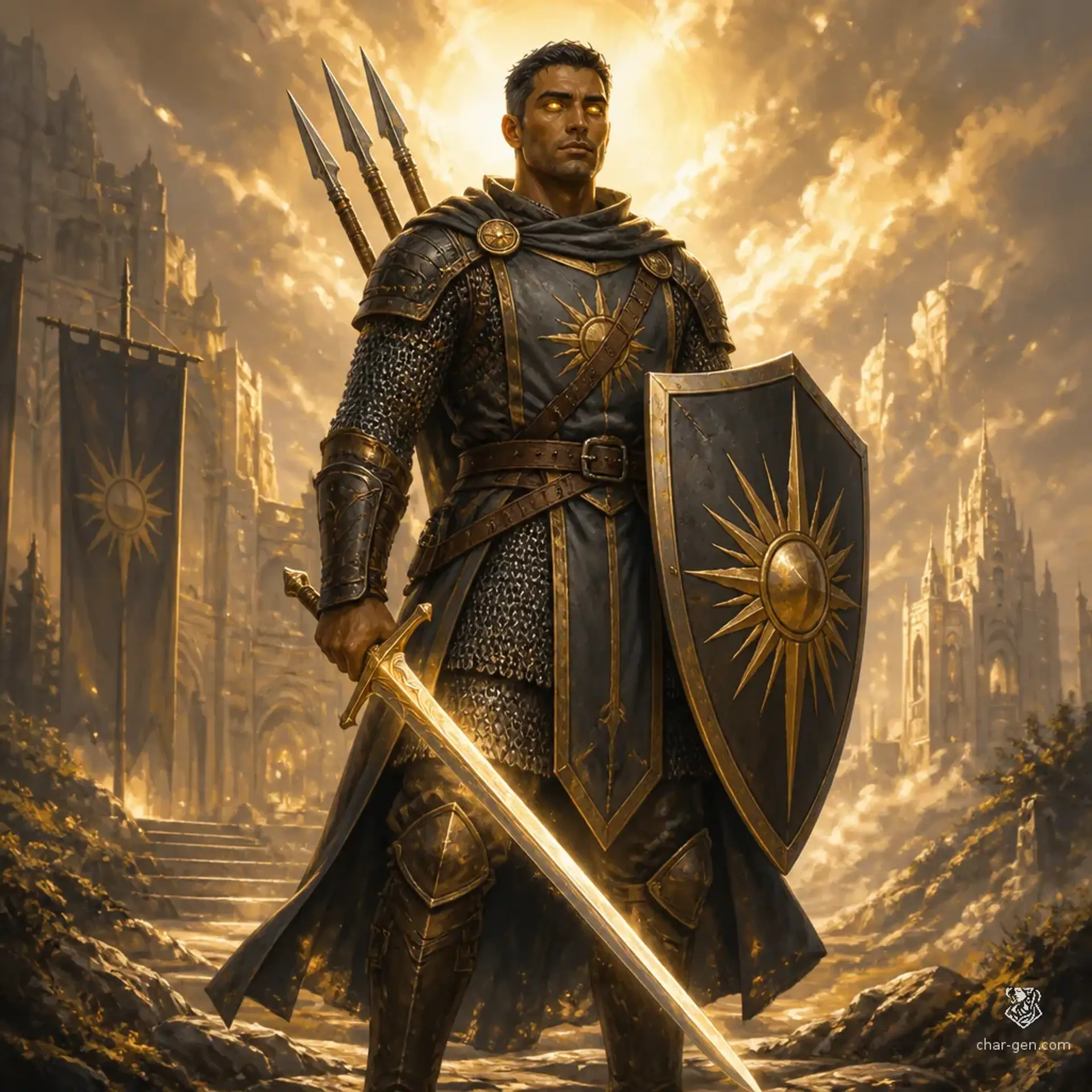 Titus - AI-generated fantasy Character