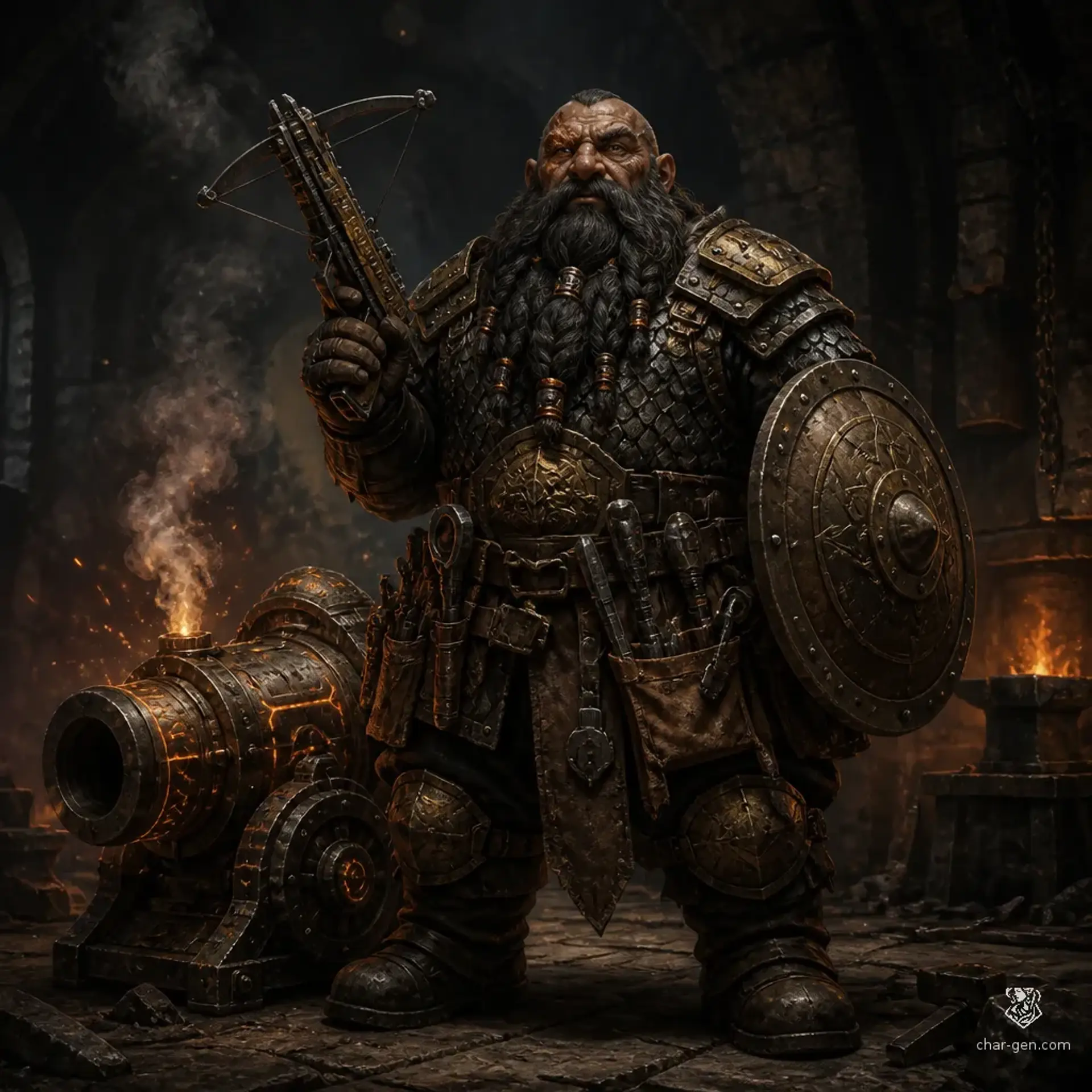 Thor'gren Kolbrand - AI-generated fantasy Character