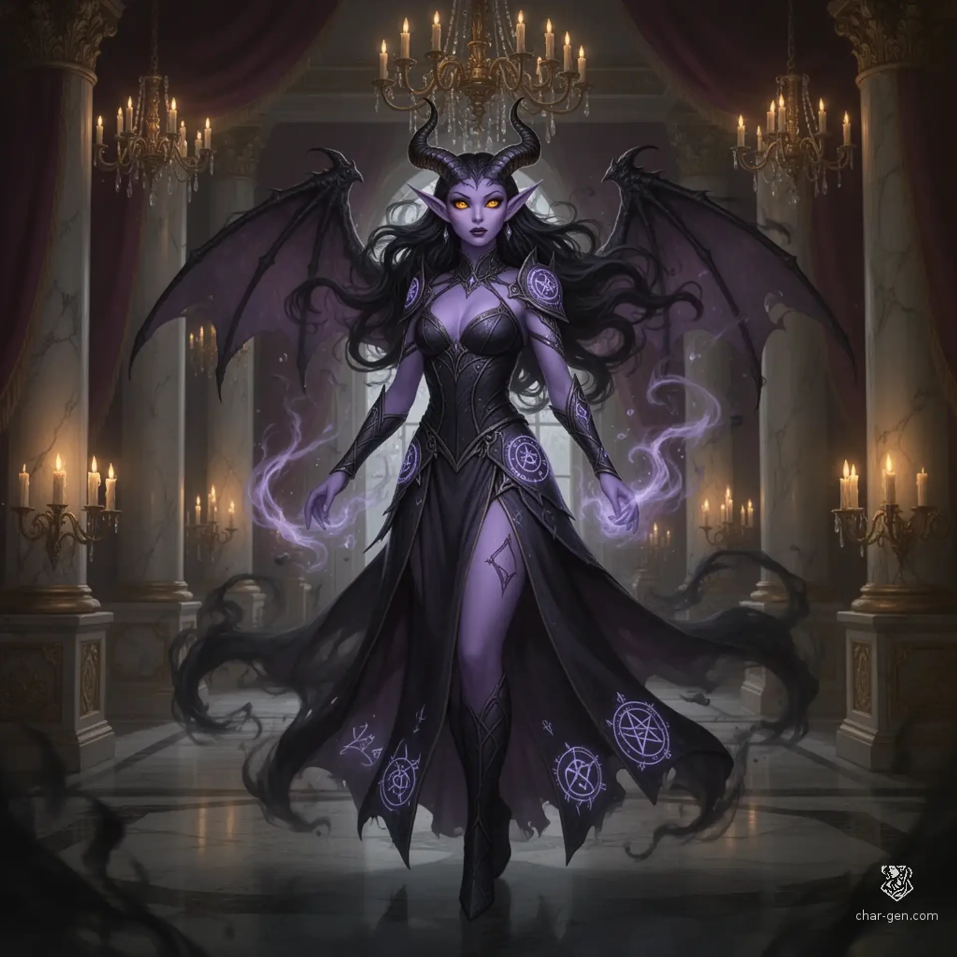 Xylanthia Vae-D’Izzon - AI-generated fantasy NPC