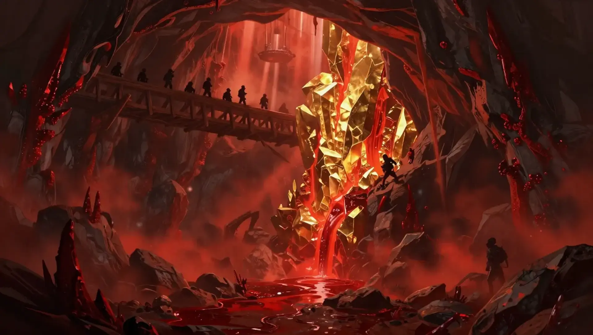 The Sanguine Seep - AI-generated fantasy Quest