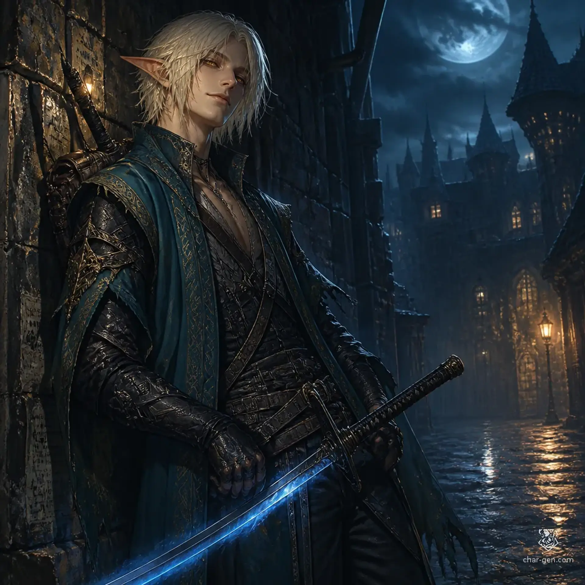 Valerius Vax Thalen - AI-generated fantasy Character