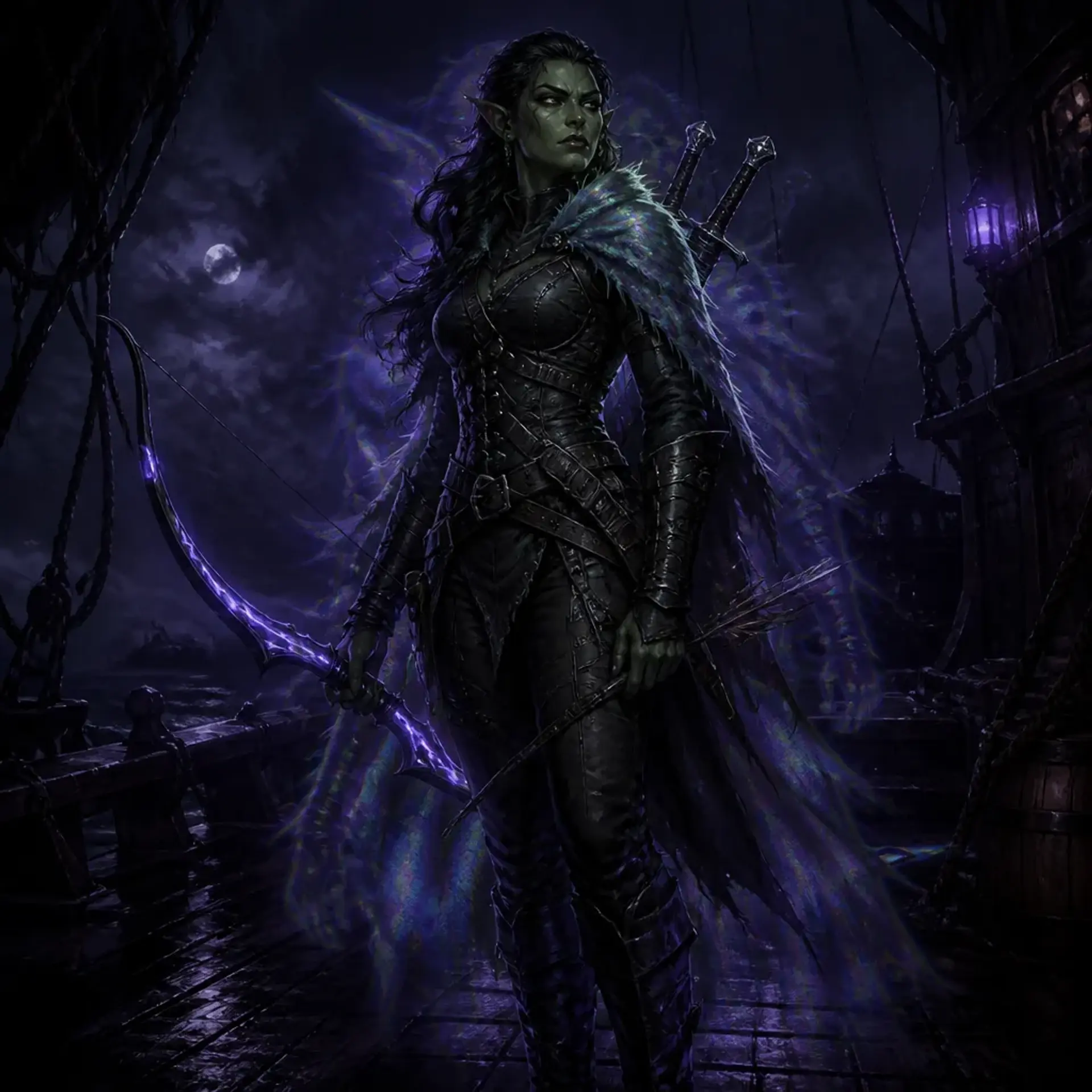 Kethra Tun-Stalker - AI-generated fantasy Character