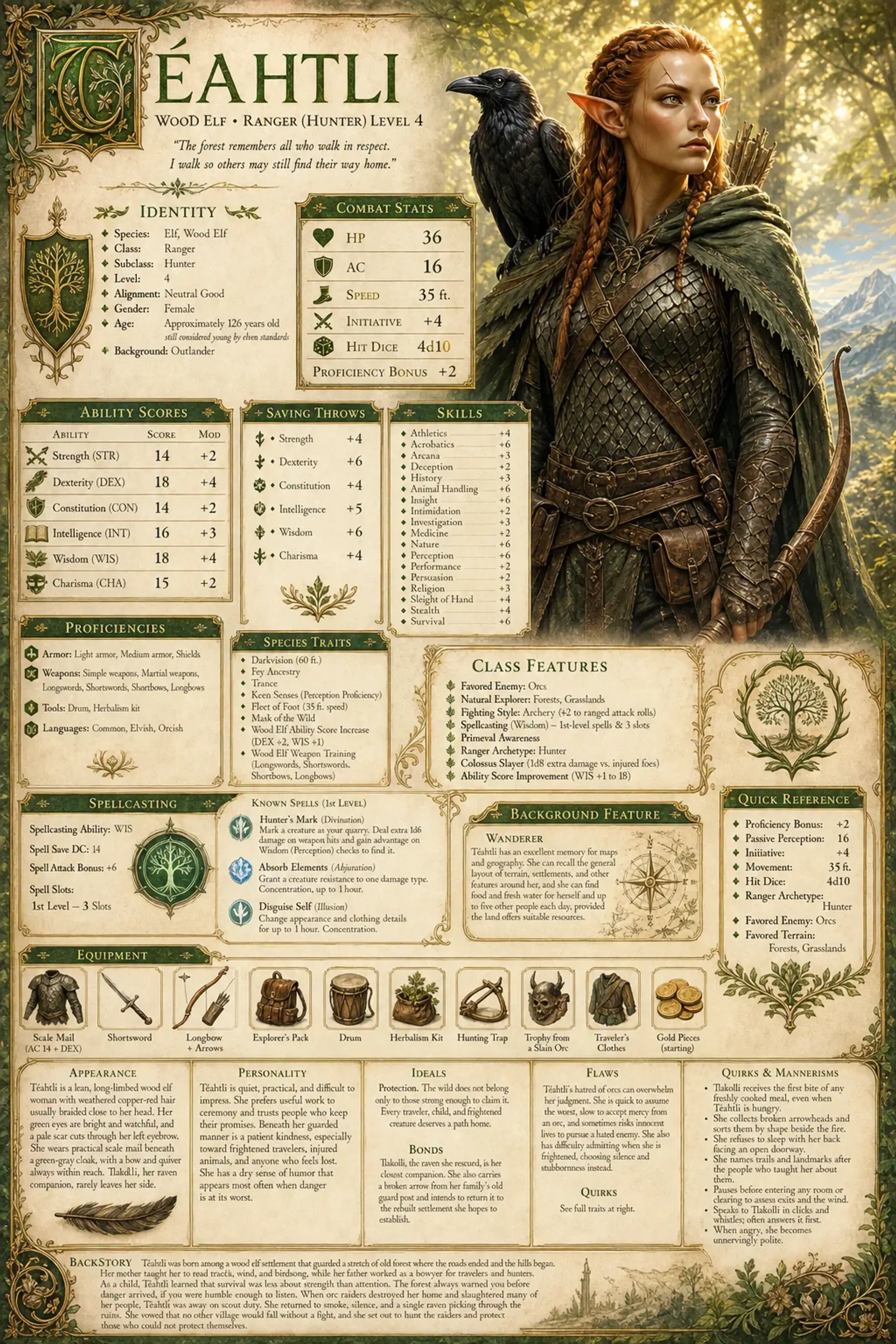 Character Sheet