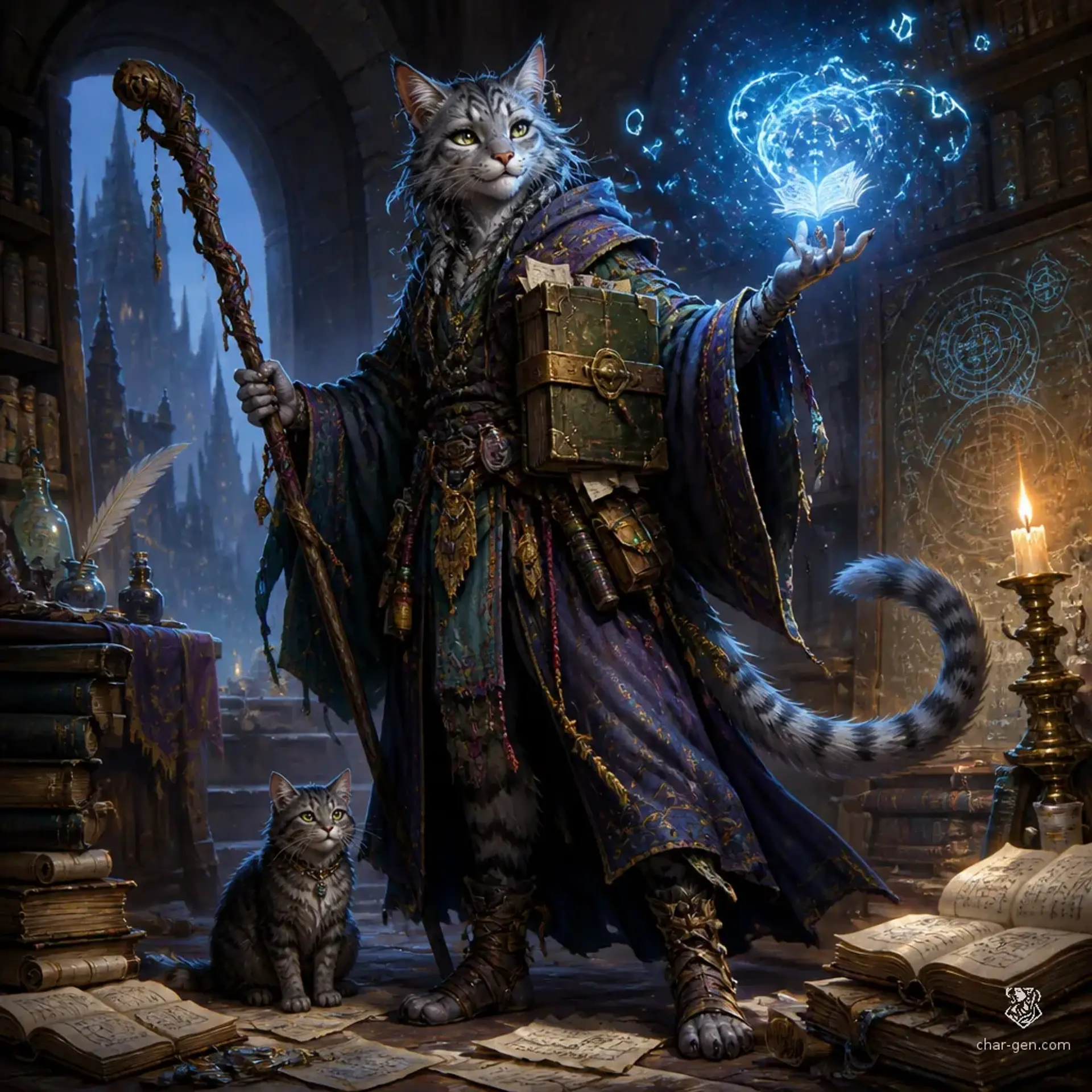 Ash - AI-generated fantasy Character