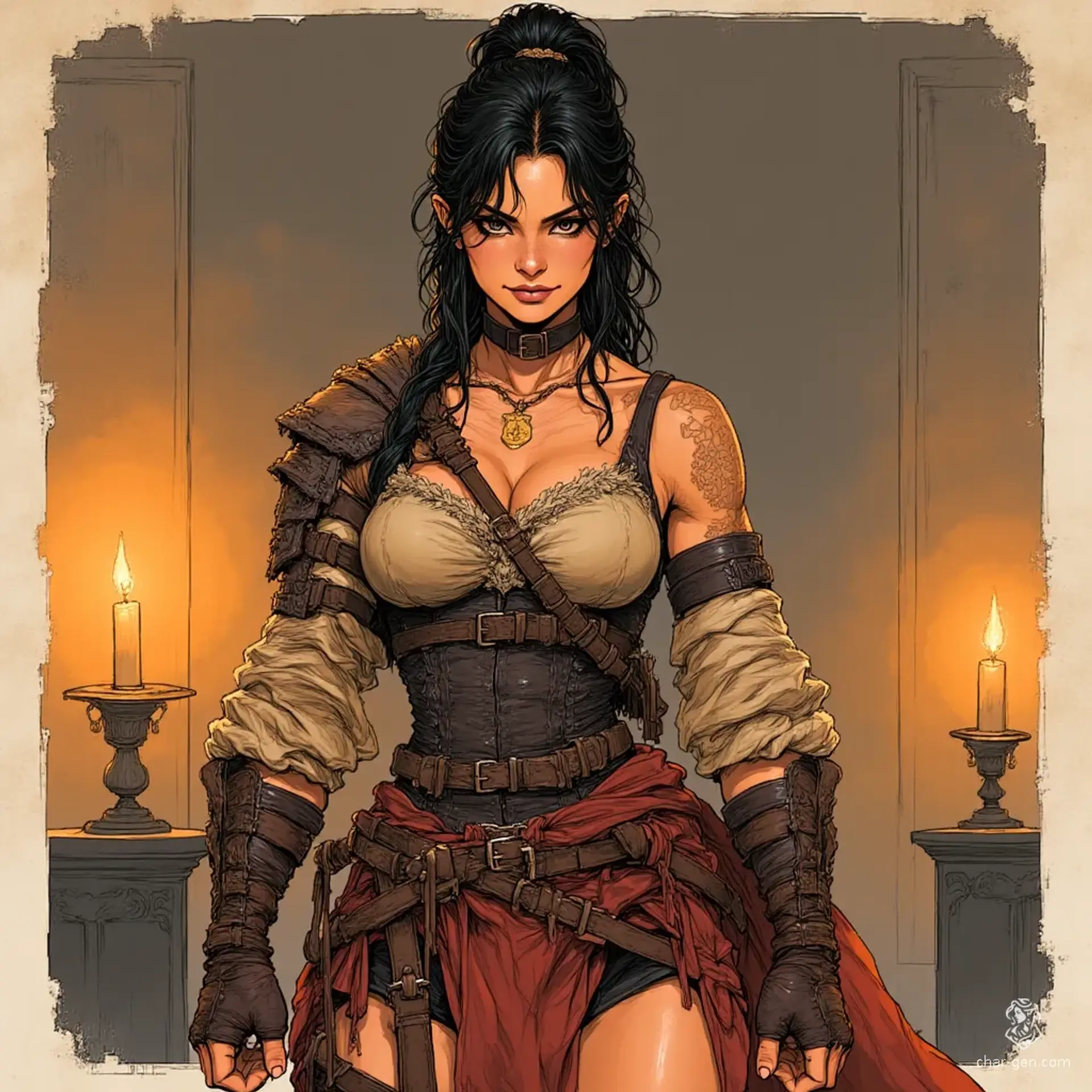 Maris Vellayne - AI-generated fantasy NPC