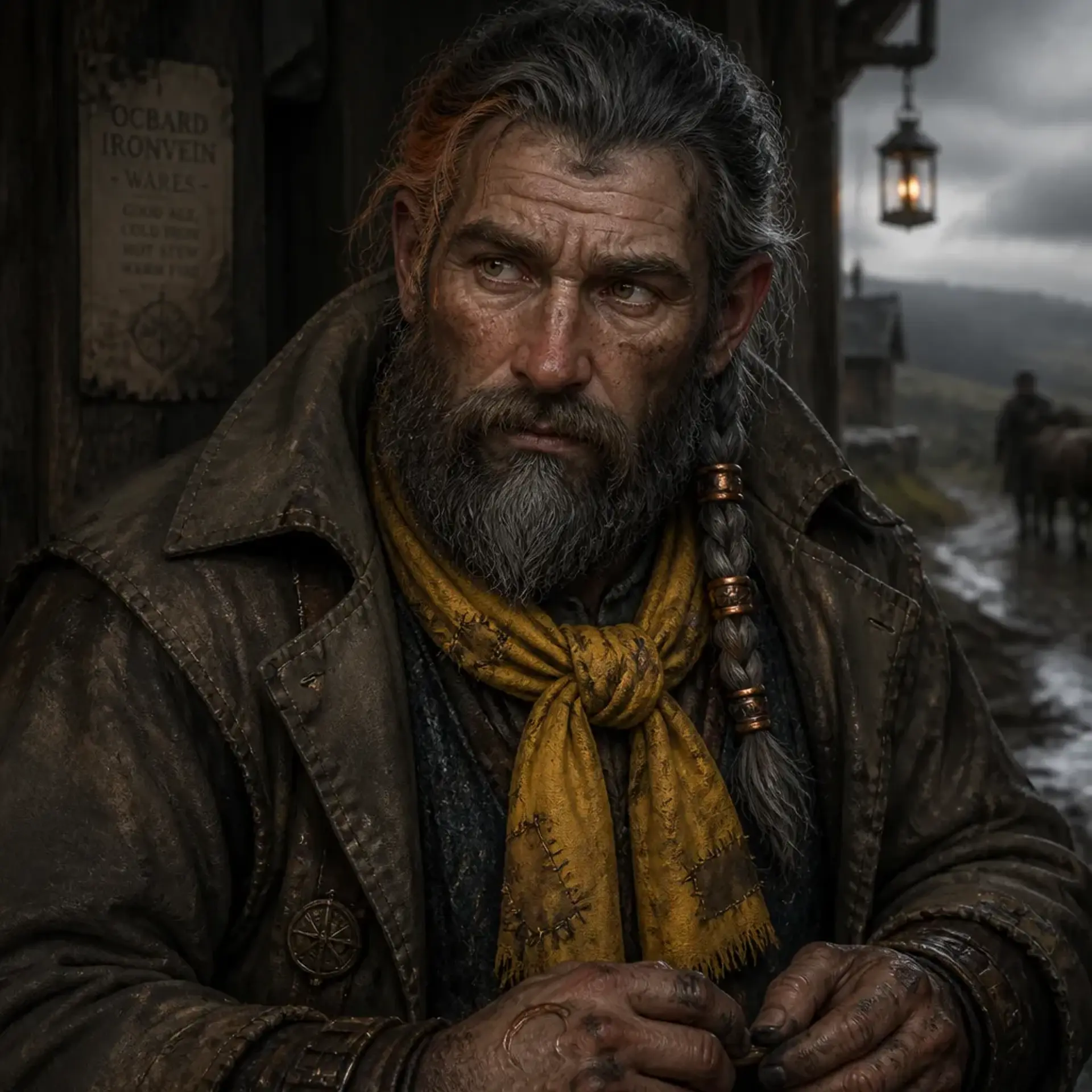 Theodric Vale - AI-generated fantasy NPC
