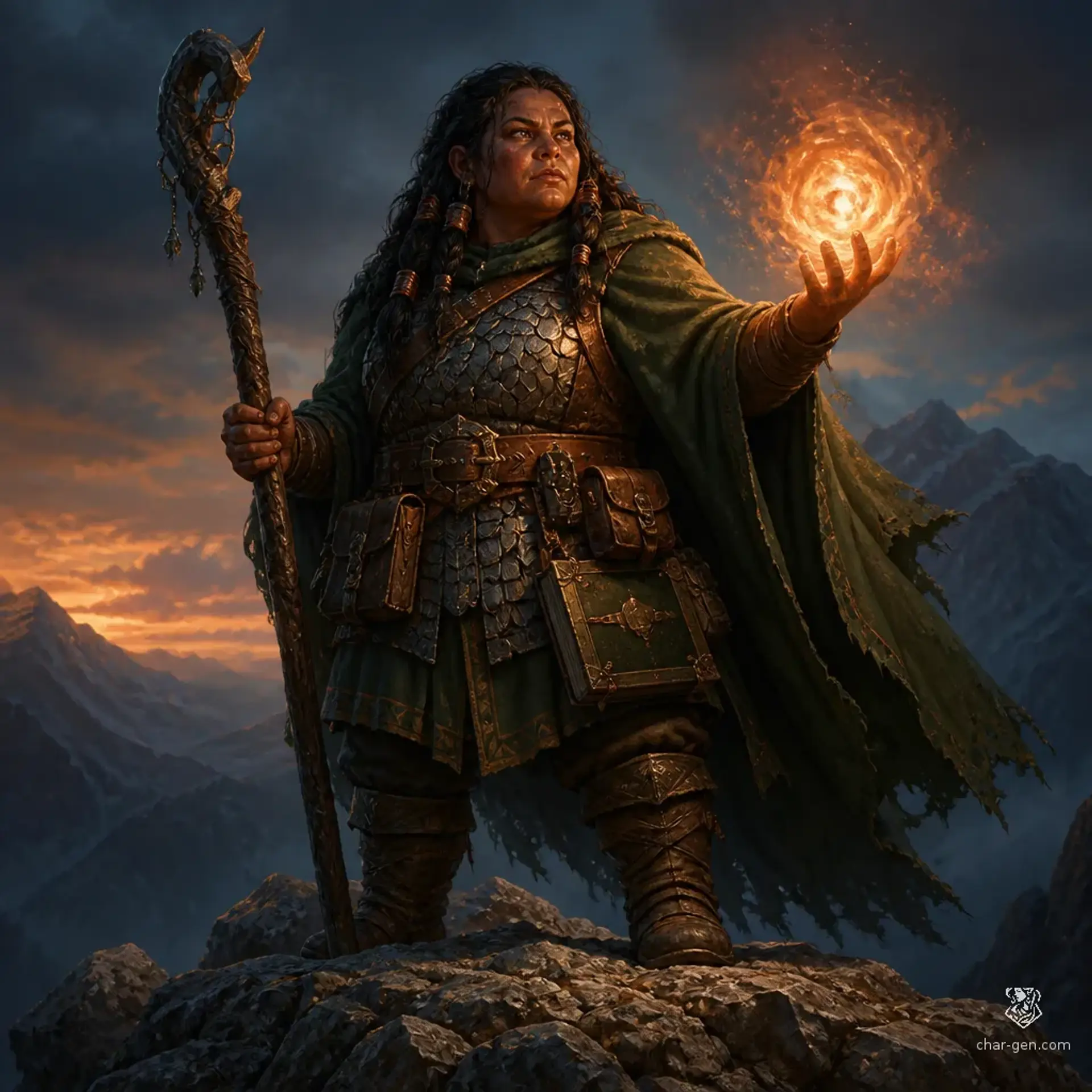 Alex Cross - AI-generated fantasy Character