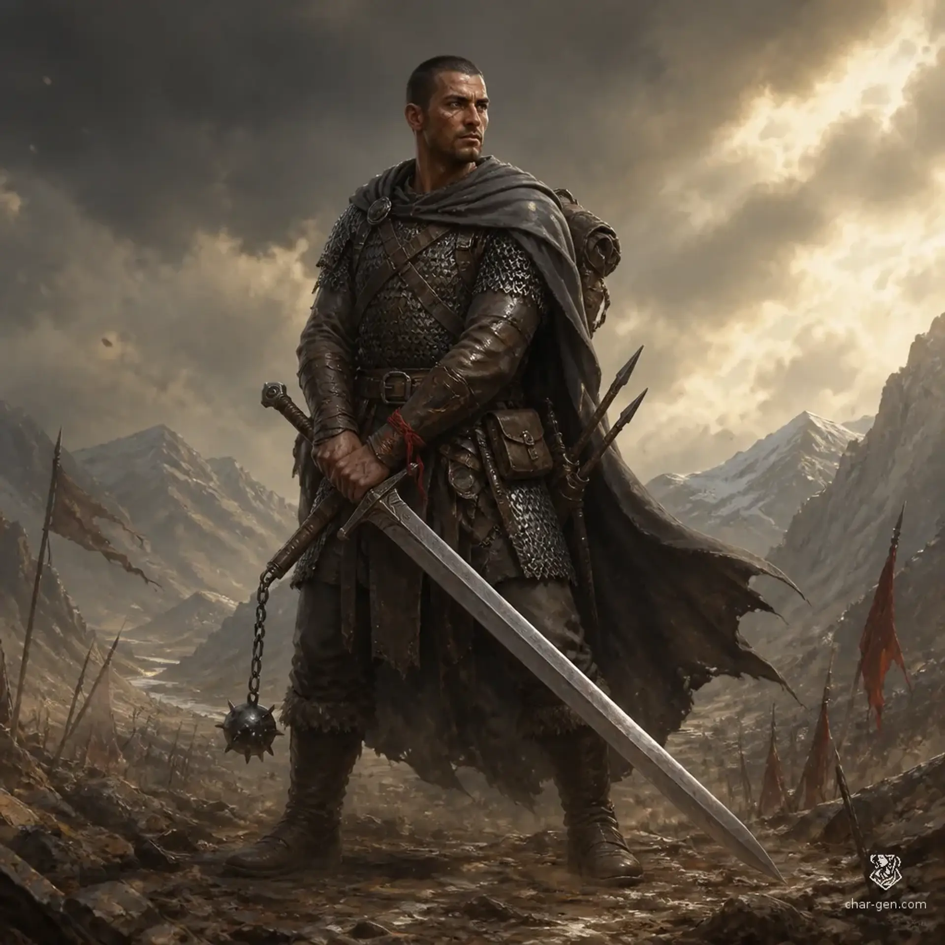 Kai - AI-generated fantasy Character