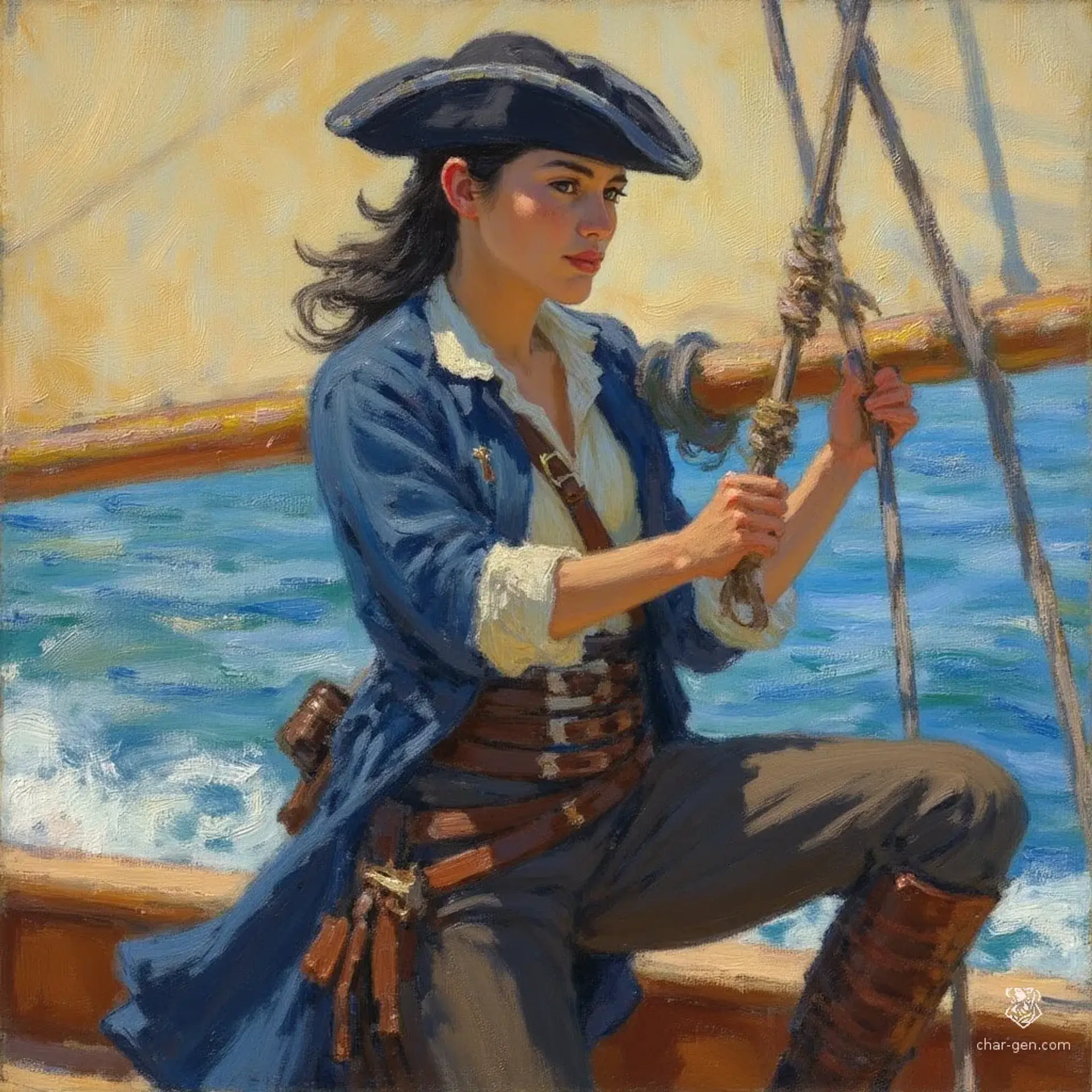 Maris Tyven - AI-generated fantasy NPC