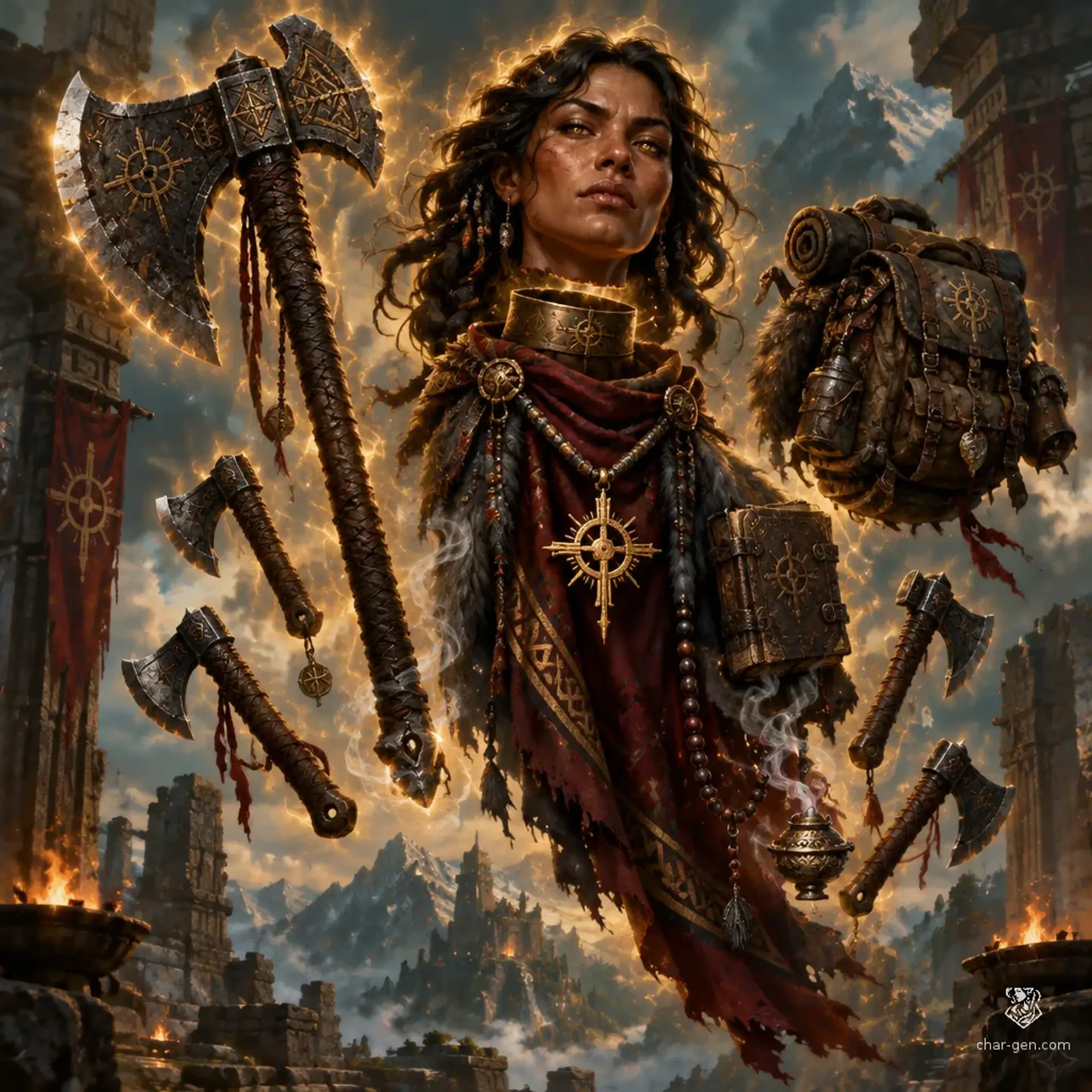 Helen - AI-generated fantasy Character