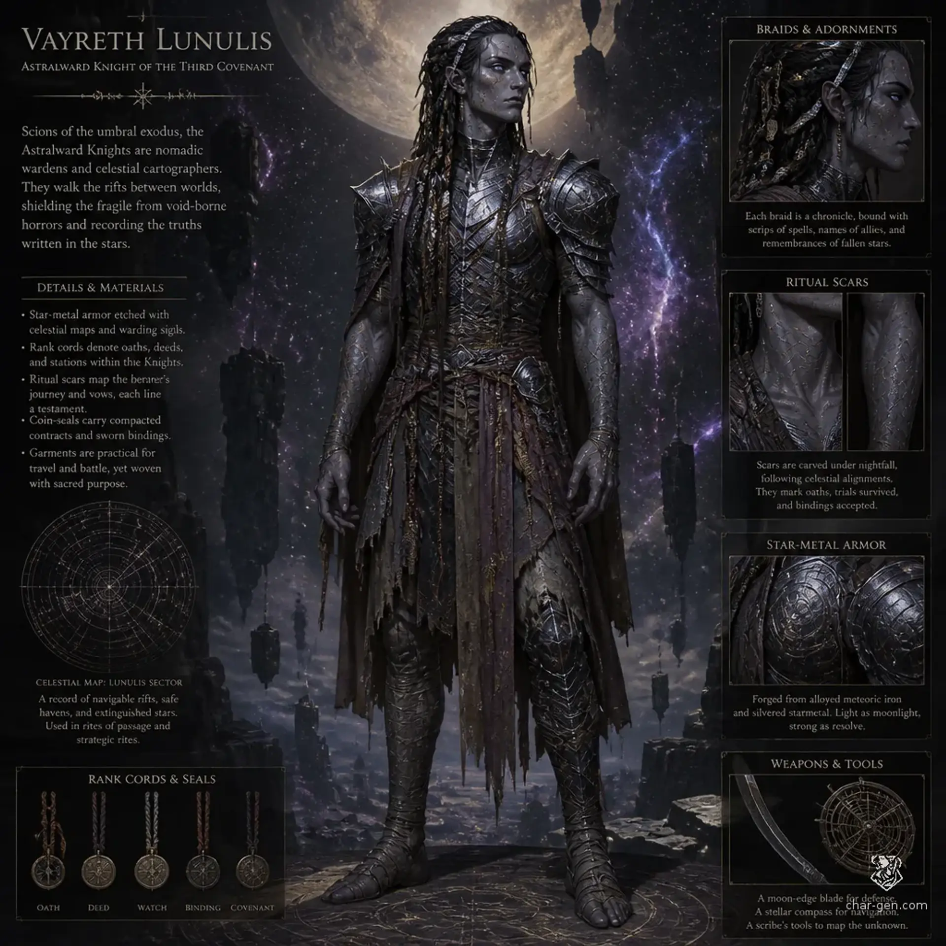 Starblade Exiles - AI-generated fantasy Species