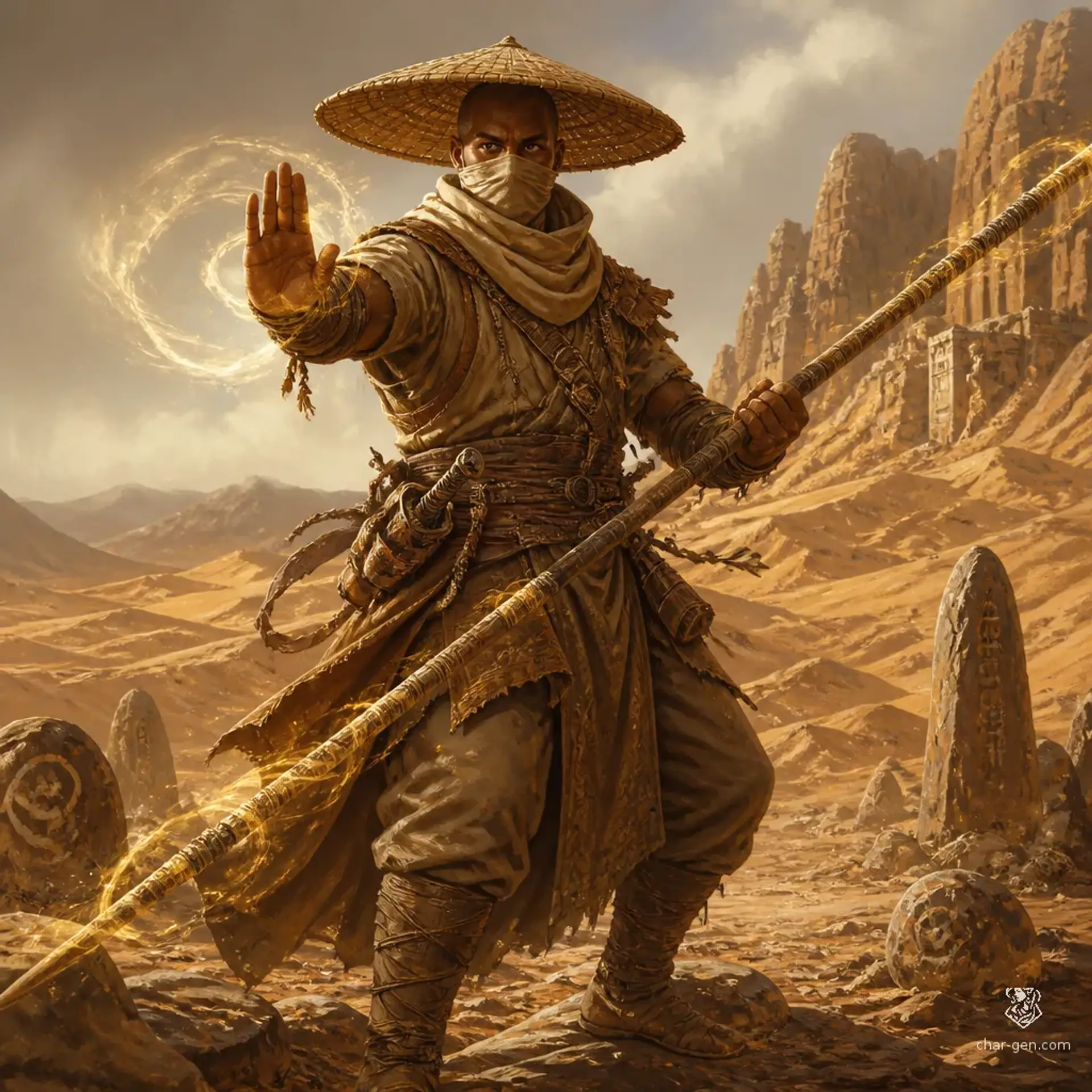 Hetsko Sharhe - AI-generated fantasy Character