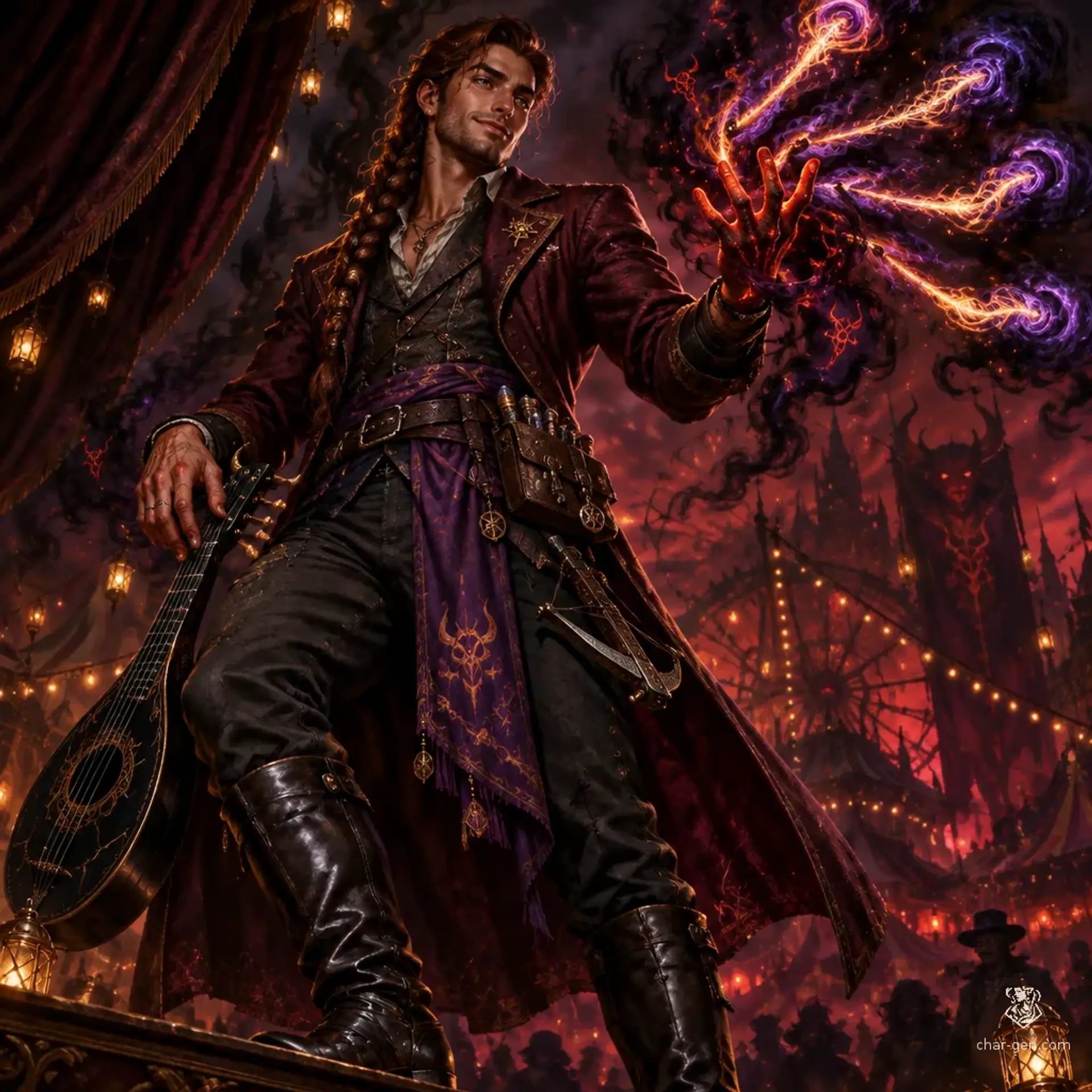 Alec Wyvernbane - AI-generated fantasy Character