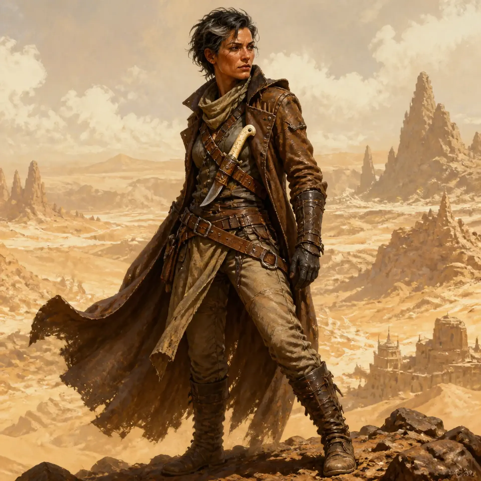 Morgan - AI-generated fantasy Character