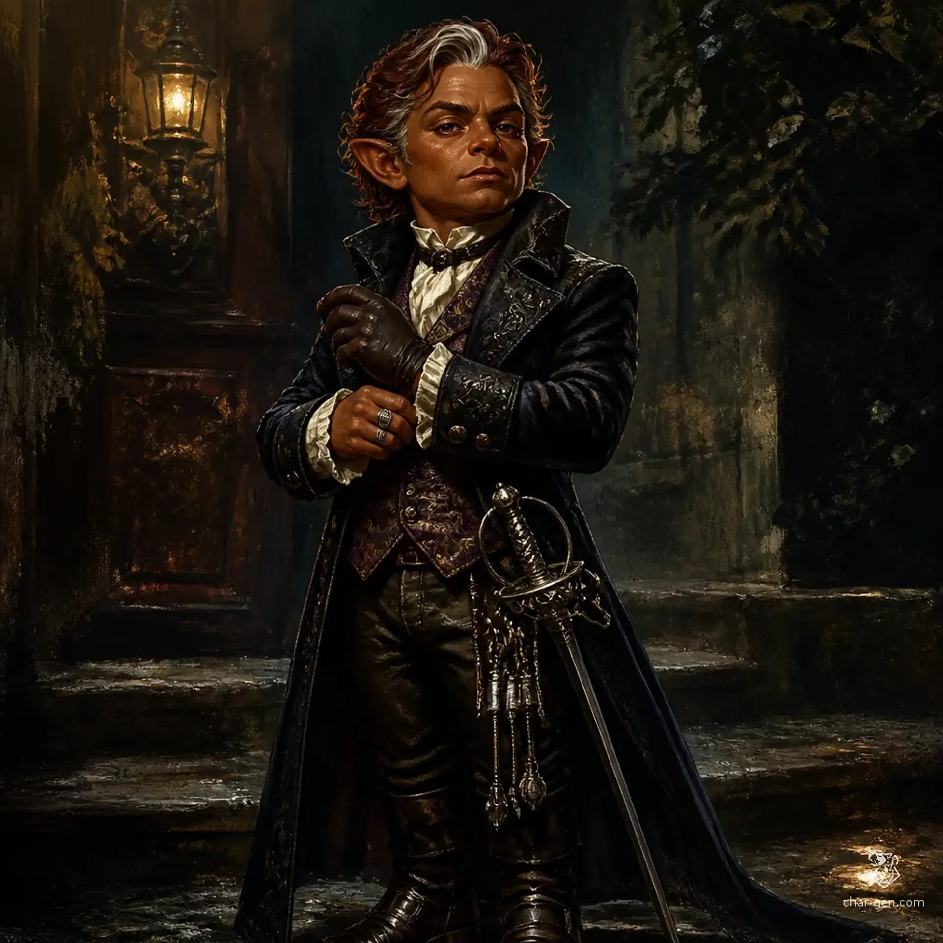 Tiber Quill - AI-generated fantasy Character