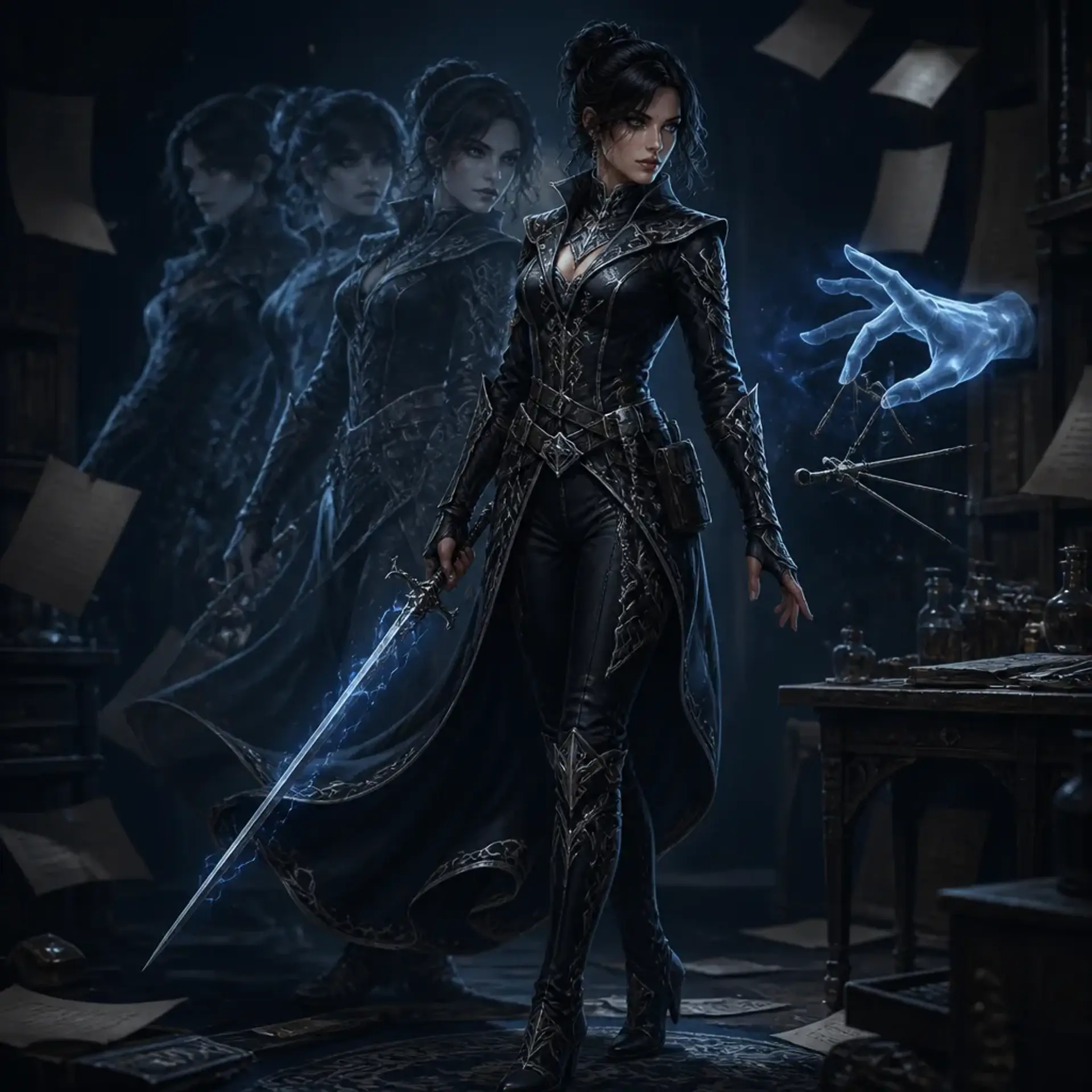 Lysandra Vane - AI-generated fantasy Character