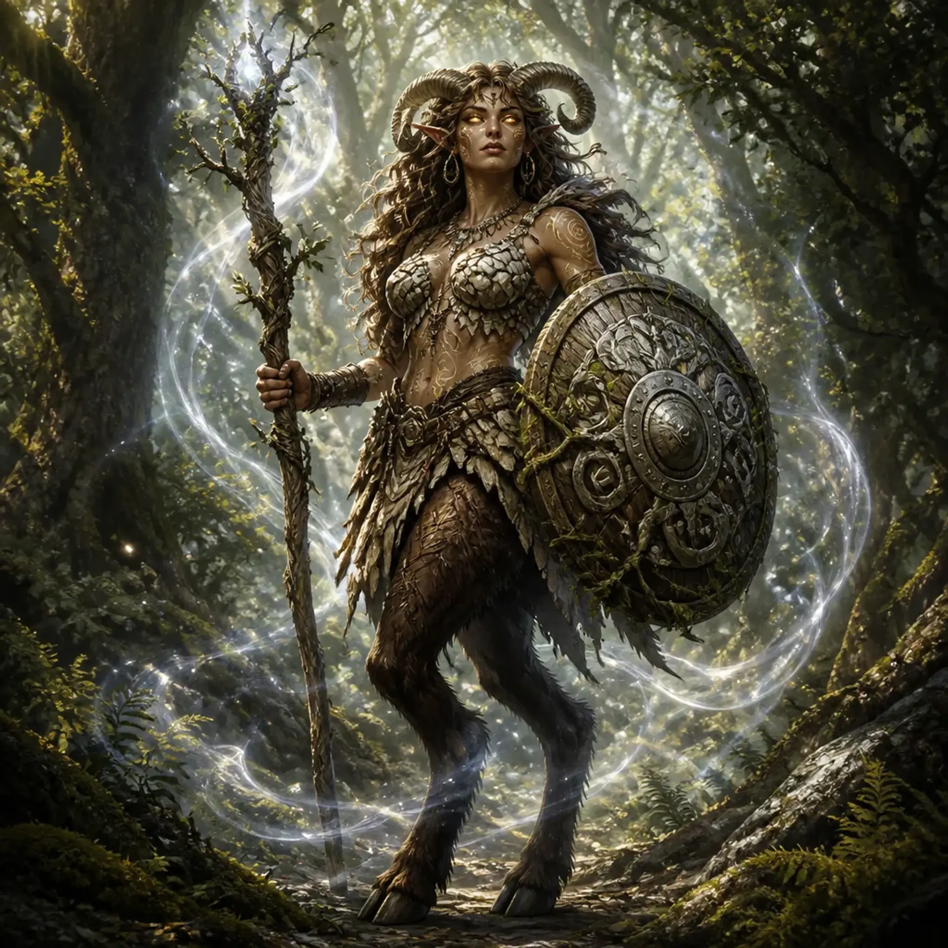 Lyraia of the Verdant Archive - AI-generated fantasy Character