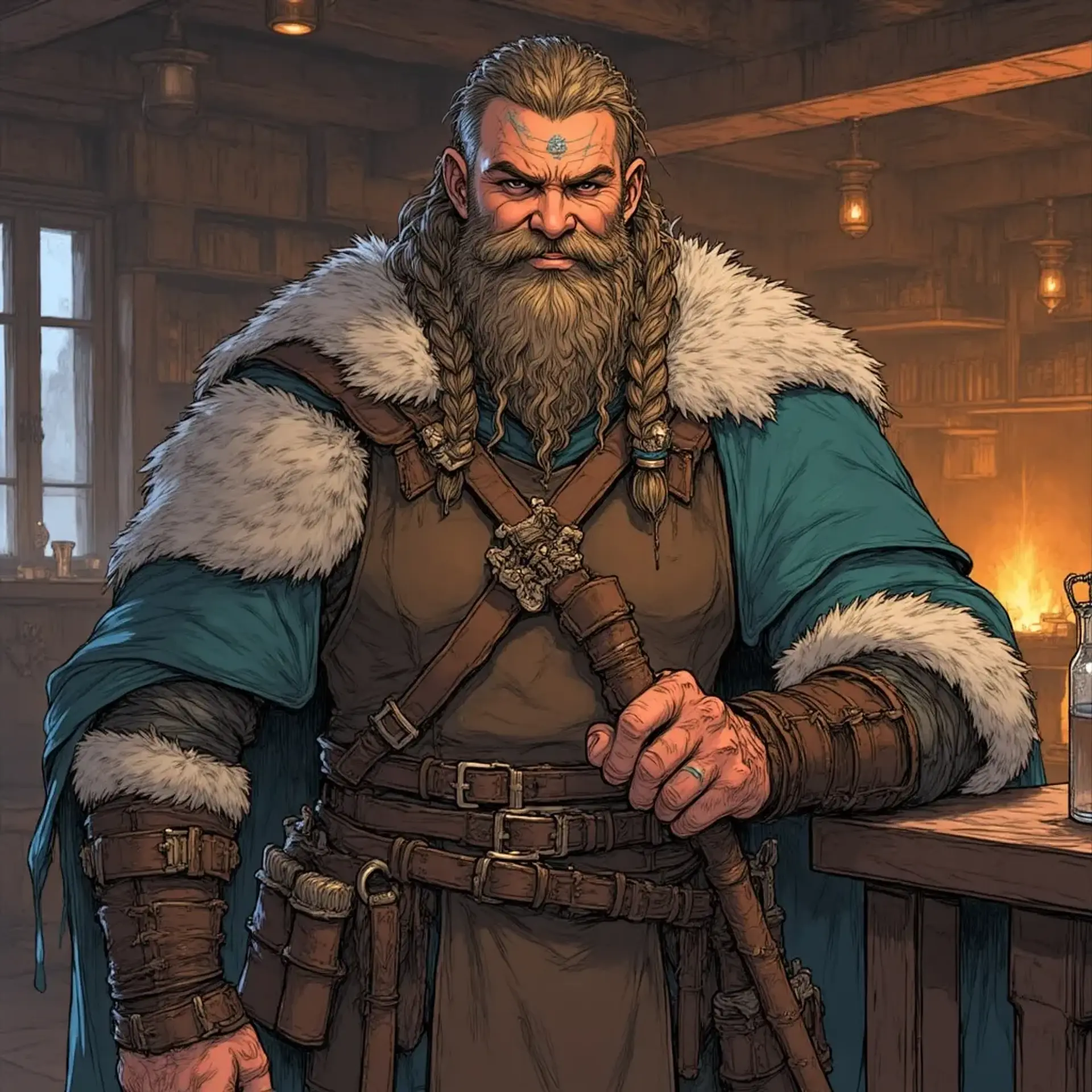 Helvi Icewhisk - AI-generated fantasy NPC