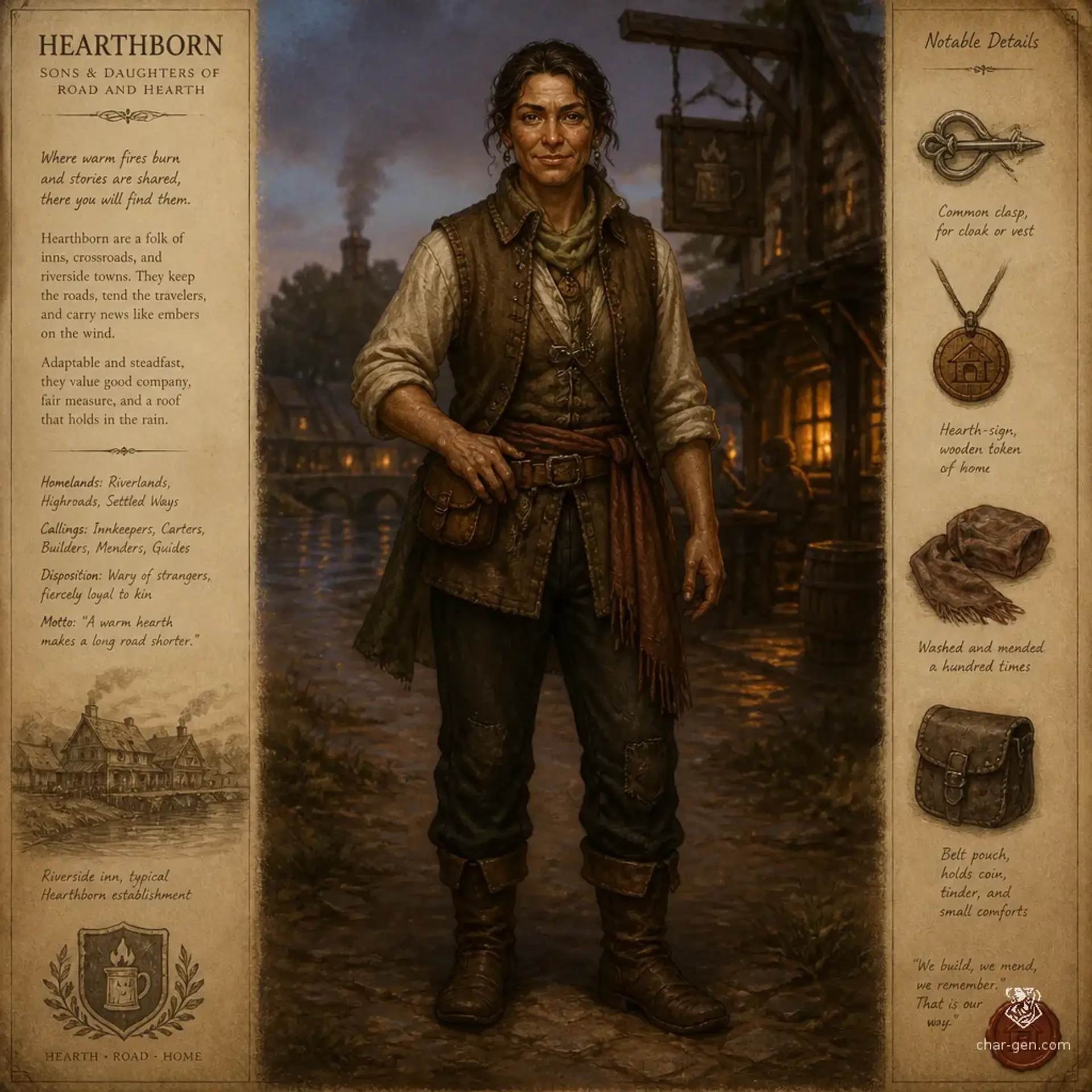 Hearthborn - AI-generated fantasy Species