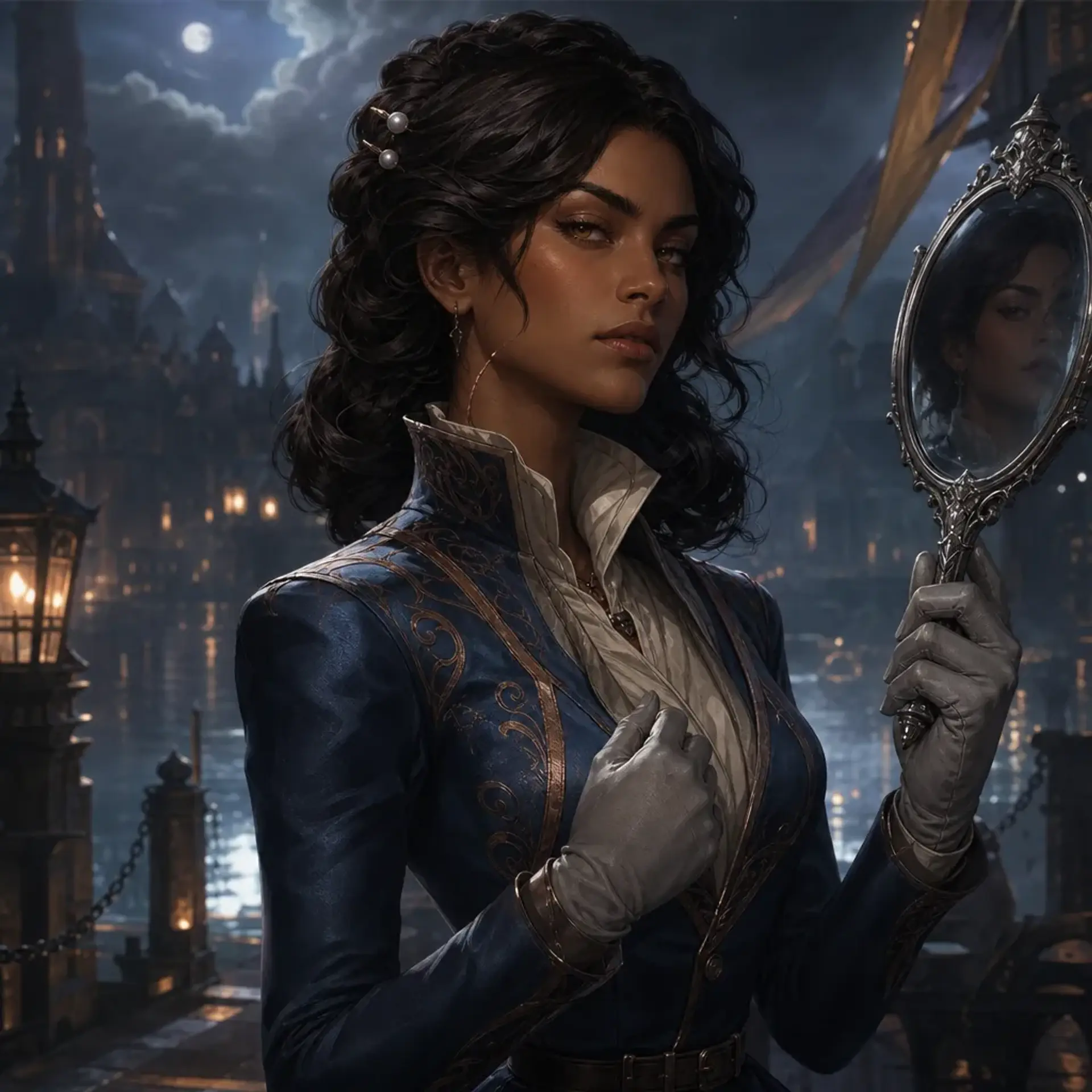 Lenora Mirembe - AI-generated fantasy NPC