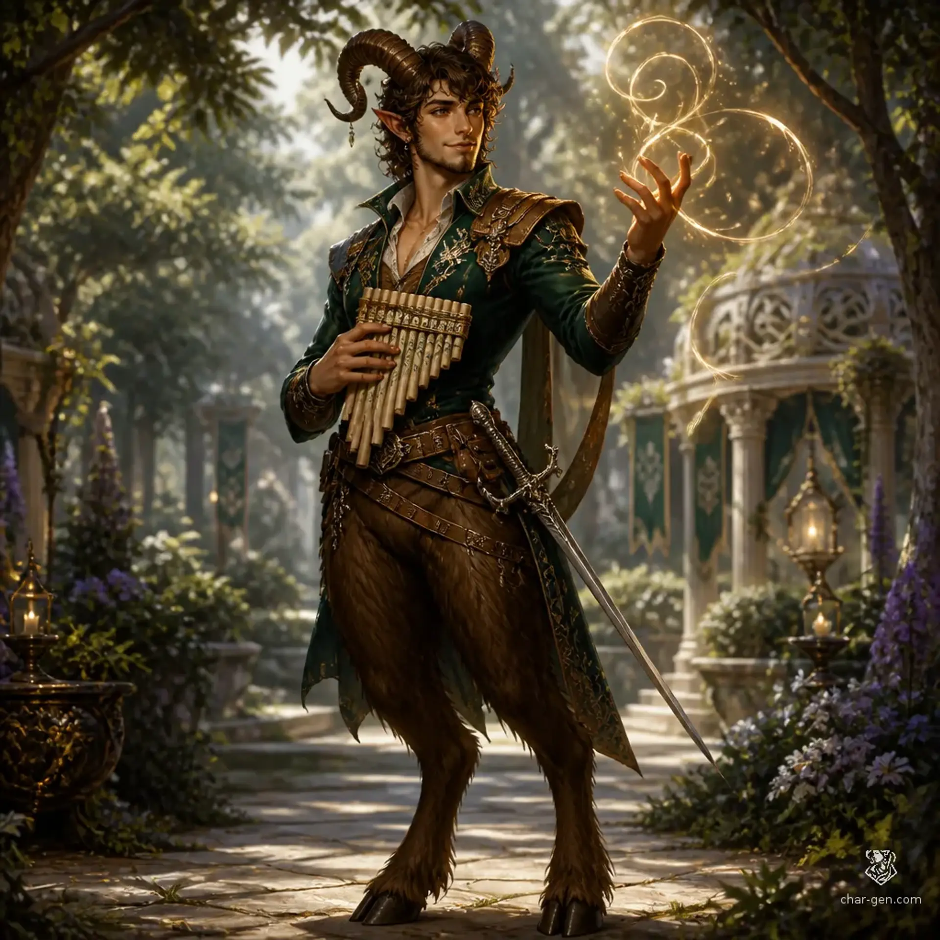 Lysander Vane - AI-generated fantasy Character