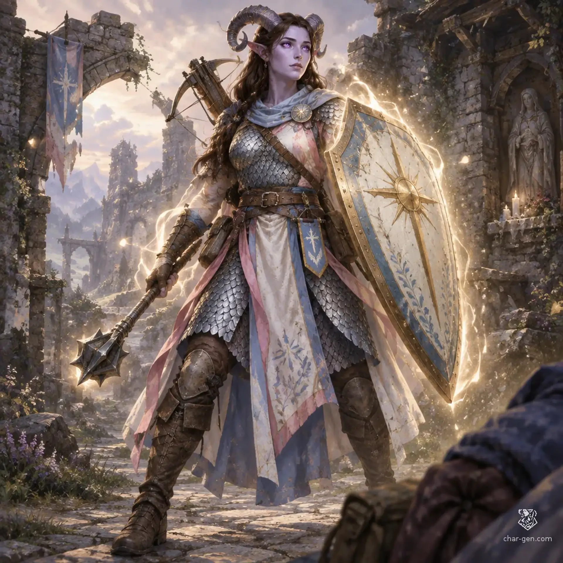 Eshé Suyana - AI-generated fantasy Character