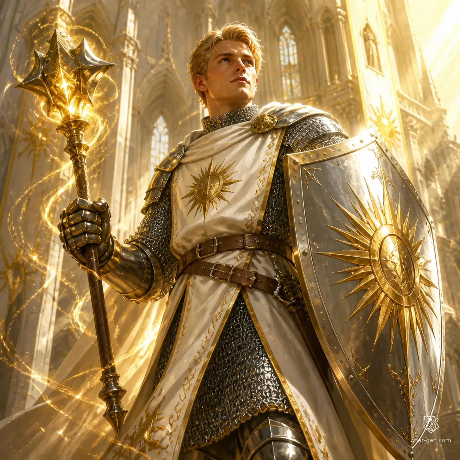 Caedric Mossmantle - AI-generated fantasy Character